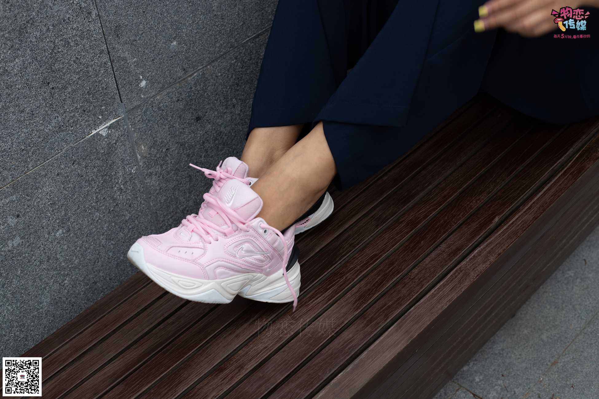 图片[60]-物恋传媒 No.053 些许肉感，很多性感~粉色小跑鞋配黑色船袜 [124P] – 速更版-美库
