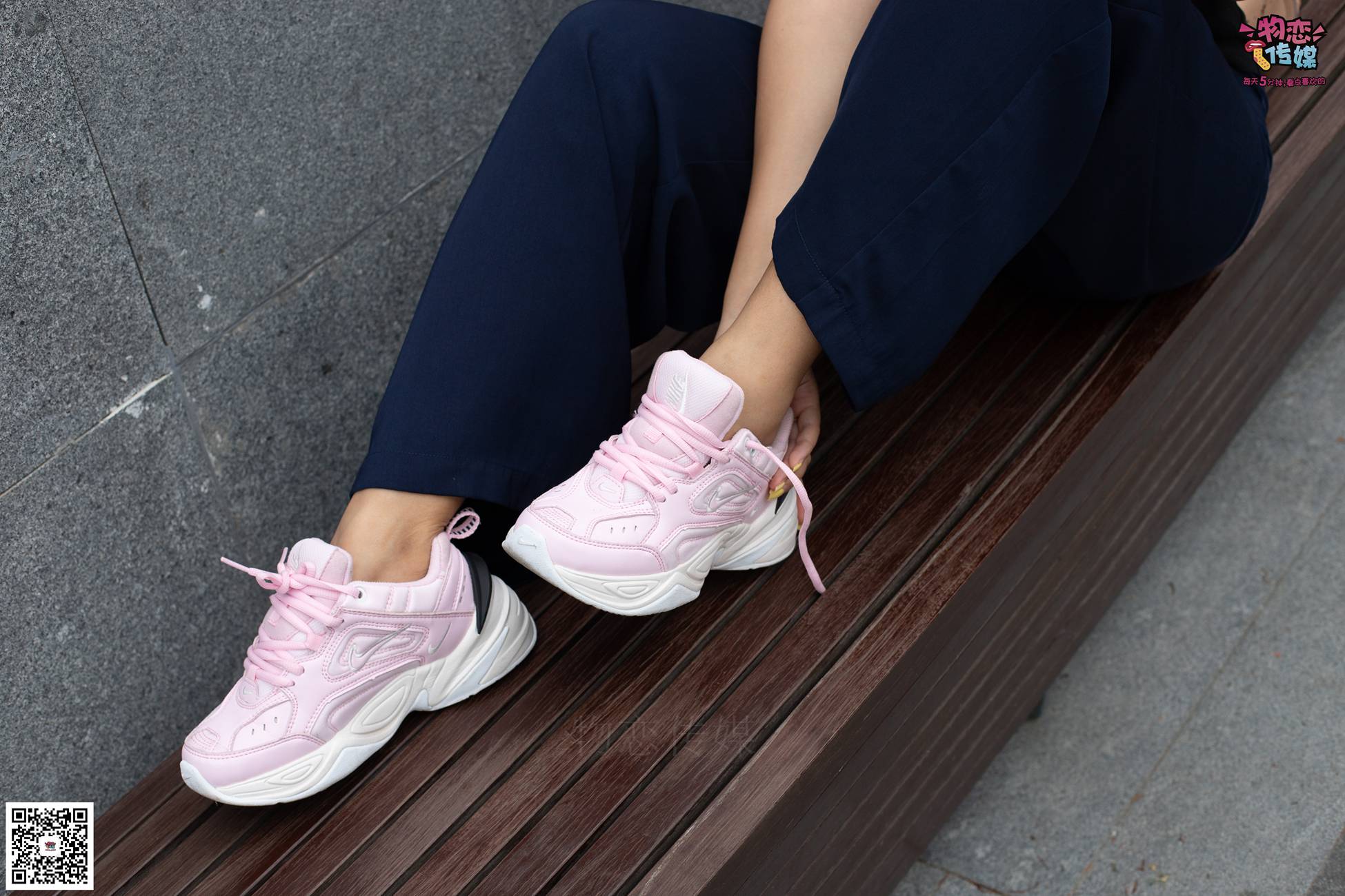图片[62]-物恋传媒 No.053 些许肉感，很多性感~粉色小跑鞋配黑色船袜 [124P] – 速更版-美库