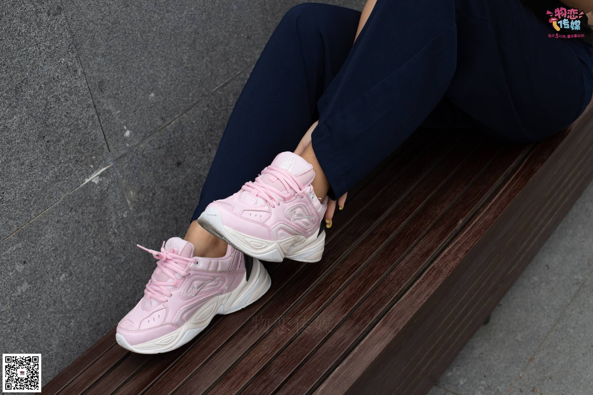 图片[66]-物恋传媒 No.053 些许肉感，很多性感~粉色小跑鞋配黑色船袜 [124P] – 速更版-美库