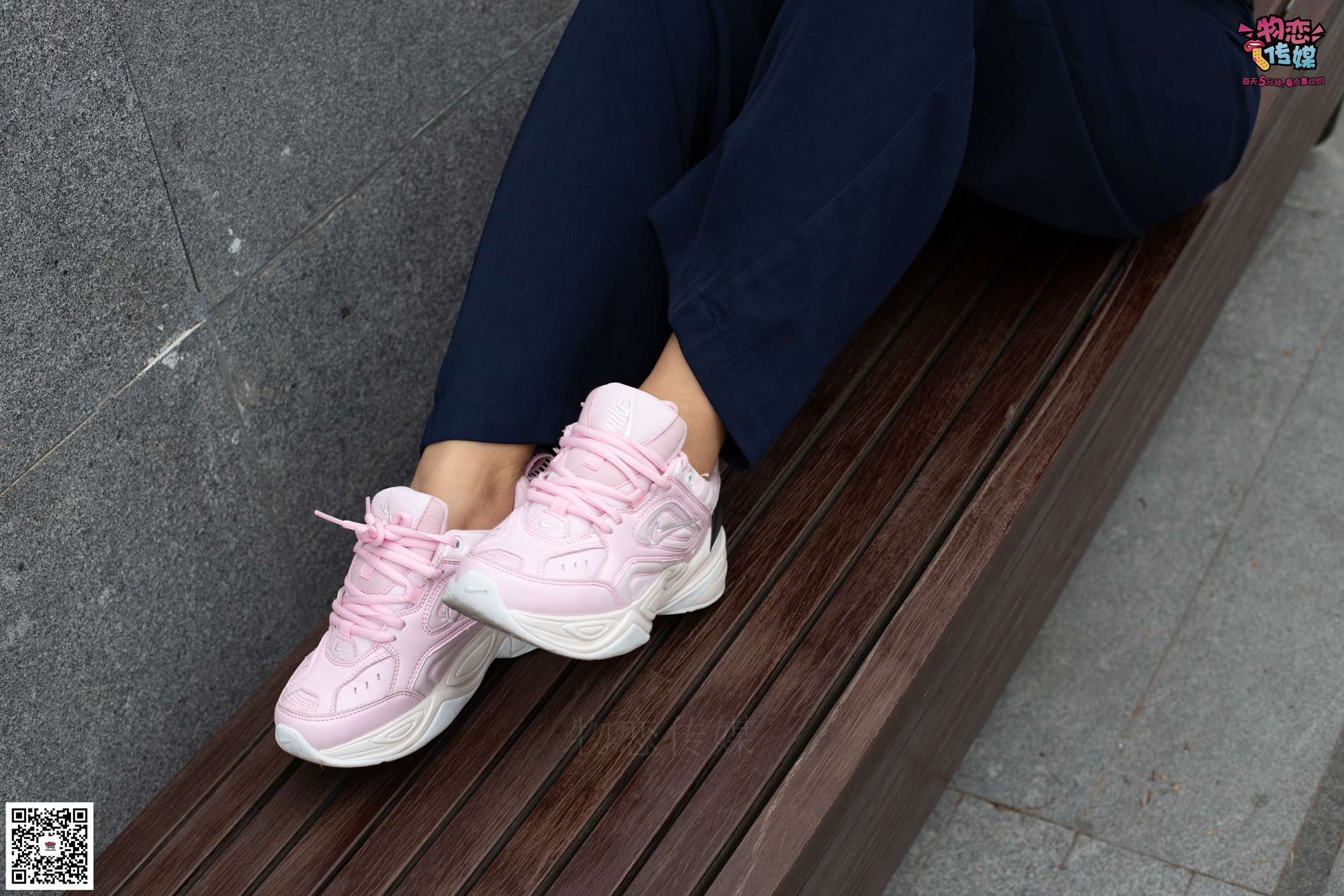 图片[67]-物恋传媒 No.053 些许肉感，很多性感~粉色小跑鞋配黑色船袜 [124P] – 速更版-美库