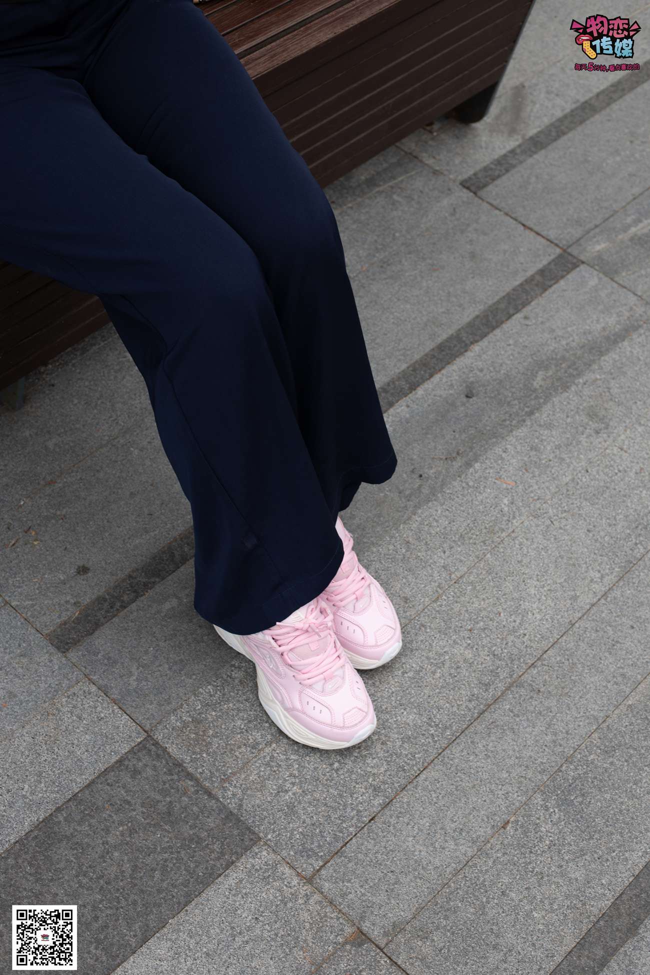 图片[68]-物恋传媒 No.053 些许肉感，很多性感~粉色小跑鞋配黑色船袜 [124P] – 速更版-美库