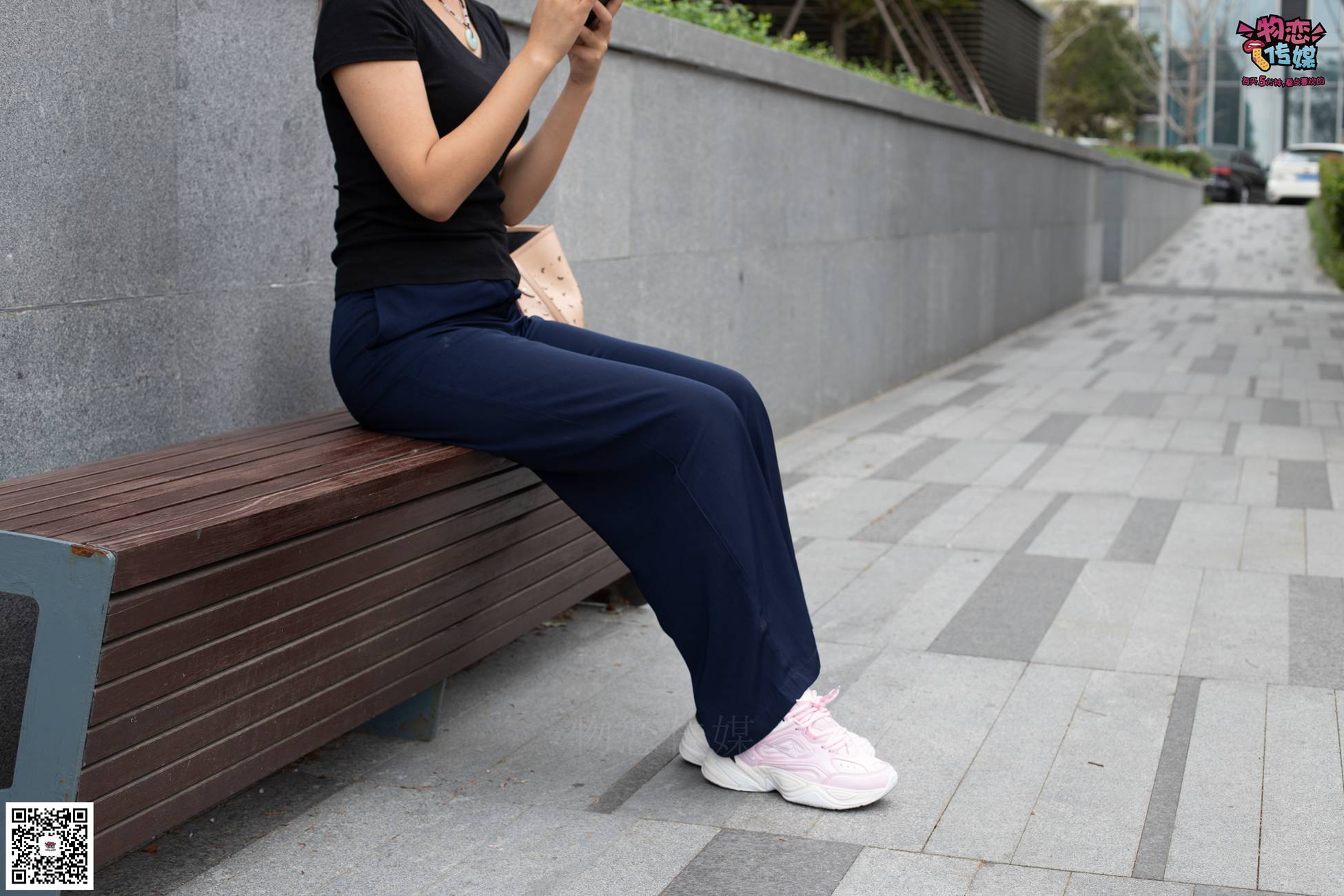 图片[69]-物恋传媒 No.053 些许肉感，很多性感~粉色小跑鞋配黑色船袜 [124P] – 速更版-美库