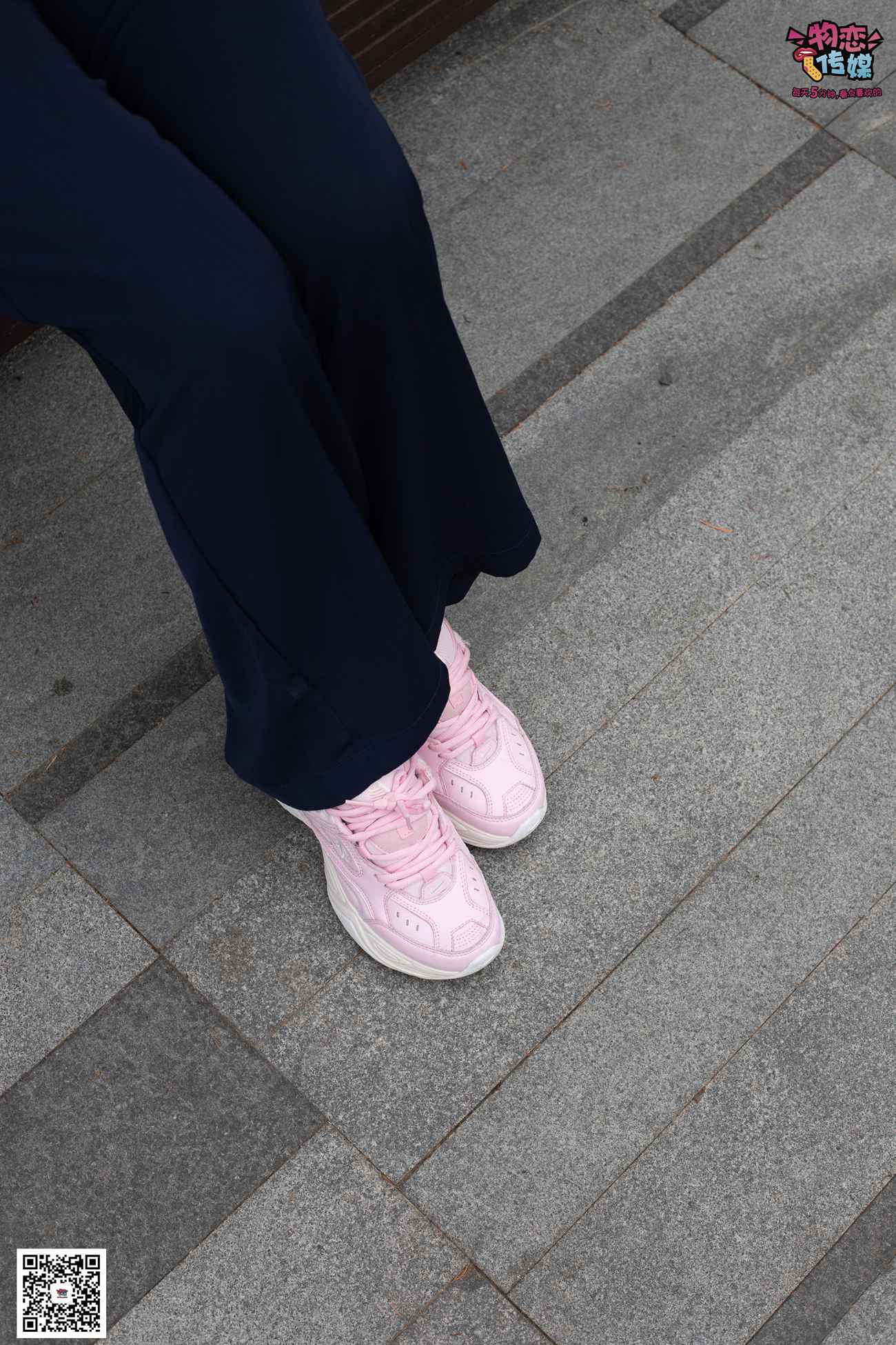 图片[70]-物恋传媒 No.053 些许肉感，很多性感~粉色小跑鞋配黑色船袜 [124P] – 速更版-美库