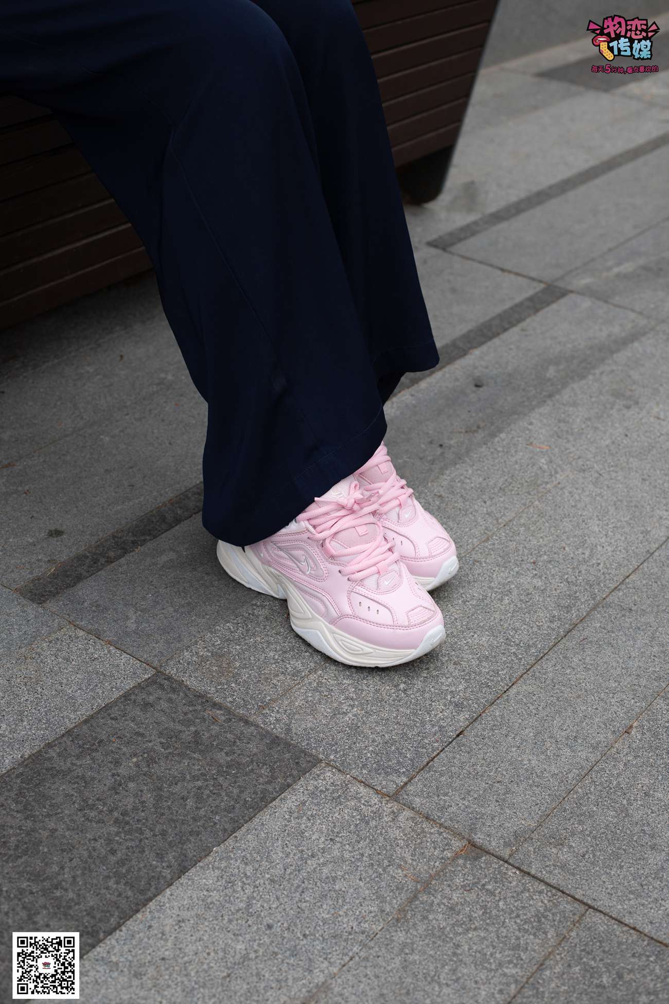 图片[77]-物恋传媒 No.053 些许肉感，很多性感~粉色小跑鞋配黑色船袜 [124P] – 速更版-美库