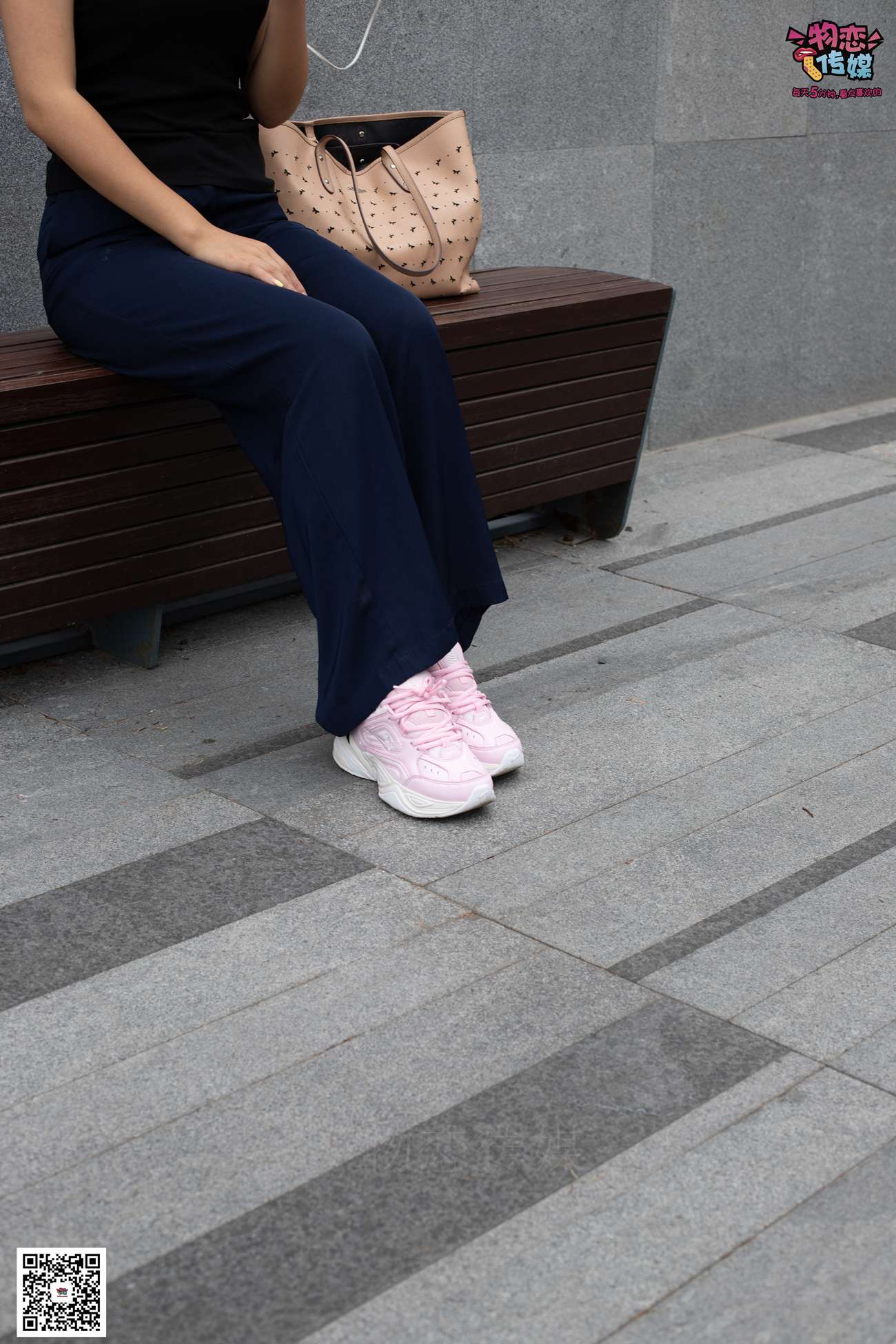 图片[80]-物恋传媒 No.053 些许肉感，很多性感~粉色小跑鞋配黑色船袜 [124P] – 速更版-美库