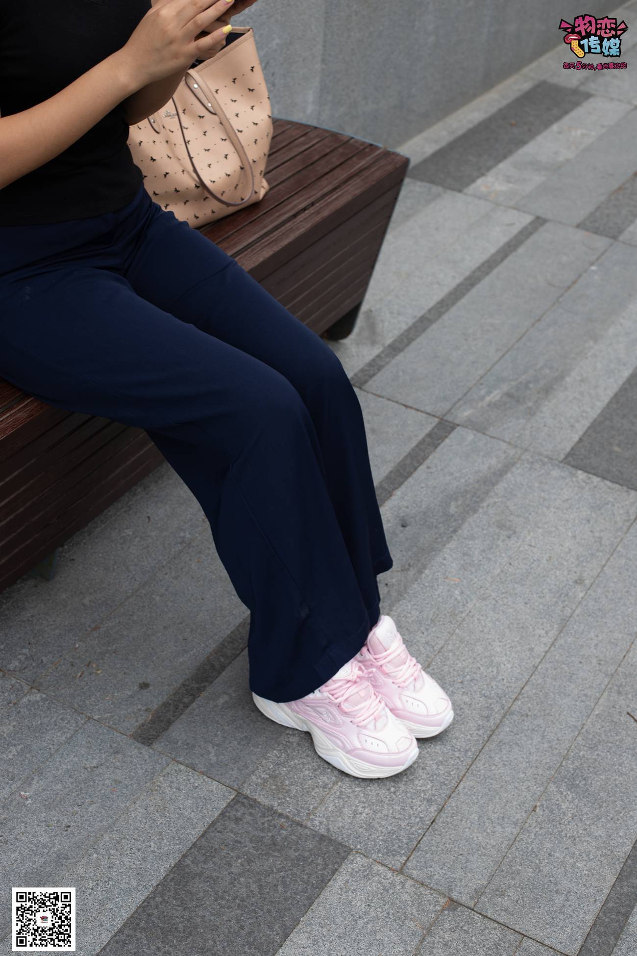 图片[82]-物恋传媒 No.053 些许肉感，很多性感~粉色小跑鞋配黑色船袜 [124P] – 速更版-美库