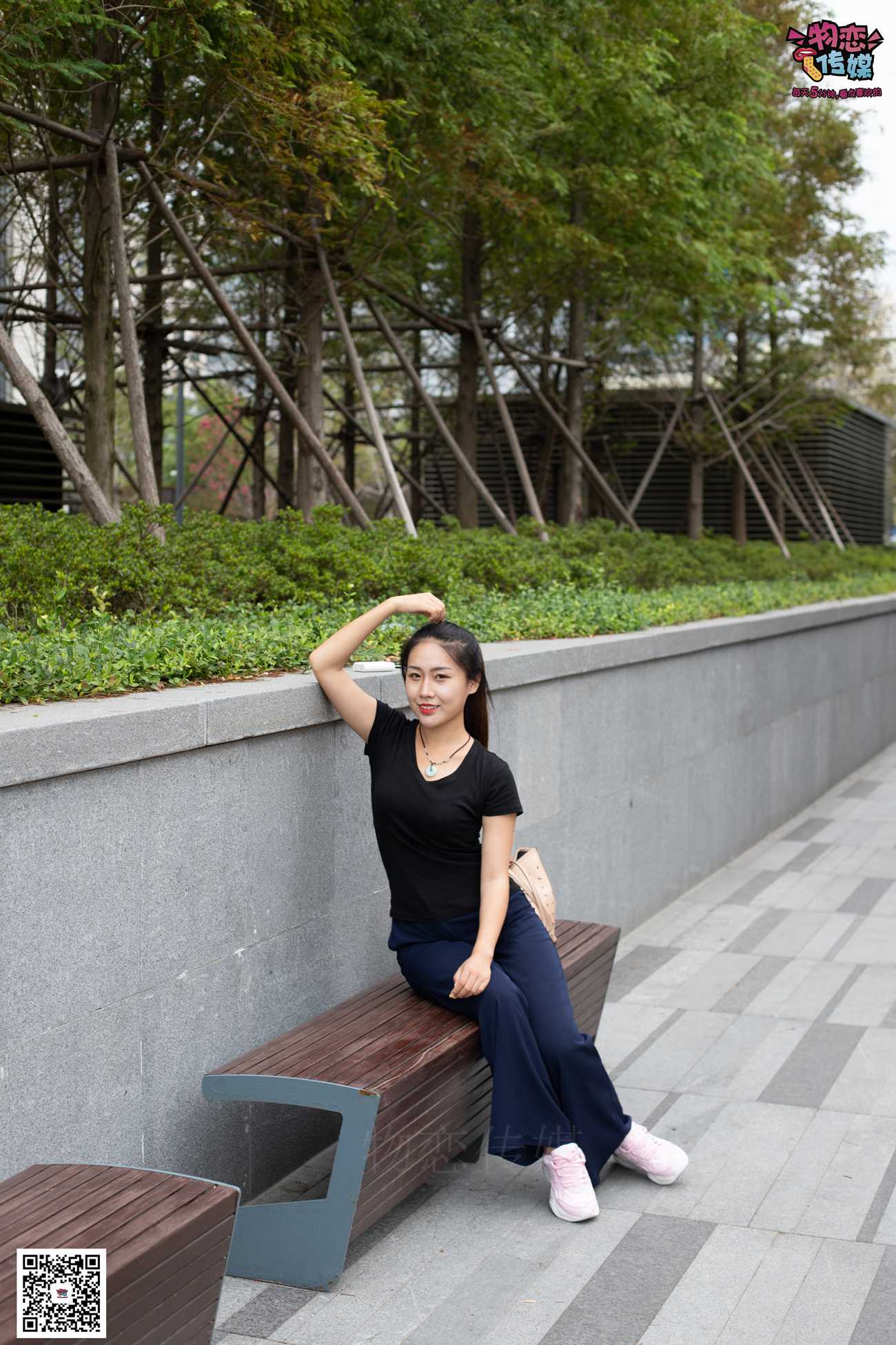 图片[89]-物恋传媒 No.053 些许肉感，很多性感~粉色小跑鞋配黑色船袜 [124P] – 速更版-美库