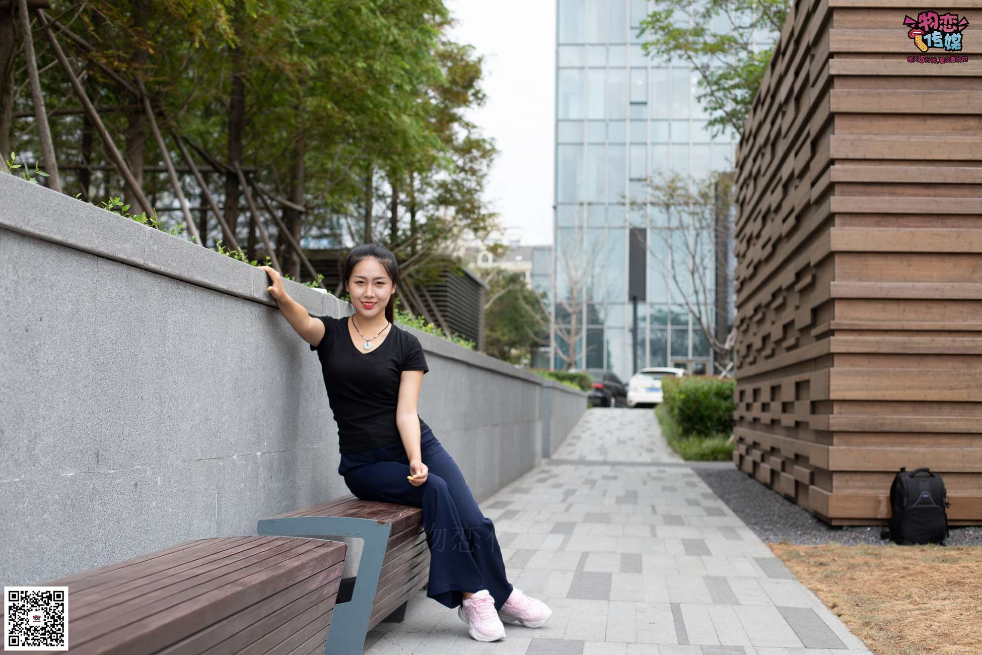 图片[90]-物恋传媒 No.053 些许肉感，很多性感~粉色小跑鞋配黑色船袜 [124P] – 速更版-美库