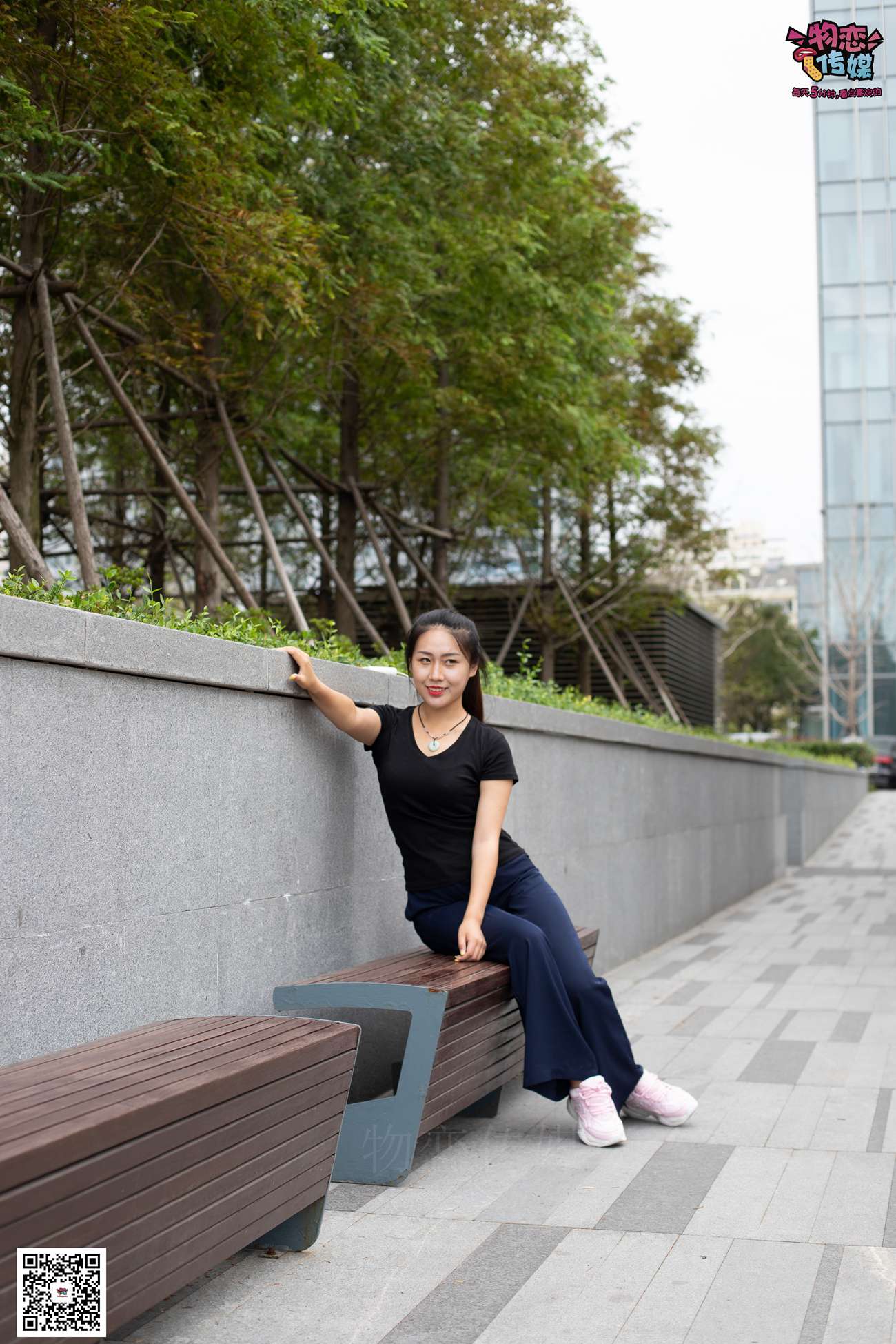 图片[91]-物恋传媒 No.053 些许肉感，很多性感~粉色小跑鞋配黑色船袜 [124P] – 速更版-美库