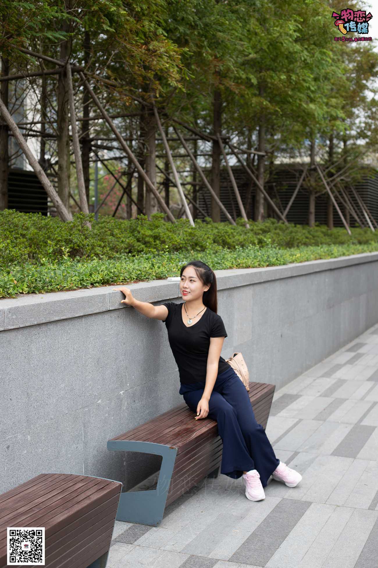 图片[92]-物恋传媒 No.053 些许肉感，很多性感~粉色小跑鞋配黑色船袜 [124P] – 速更版-美库