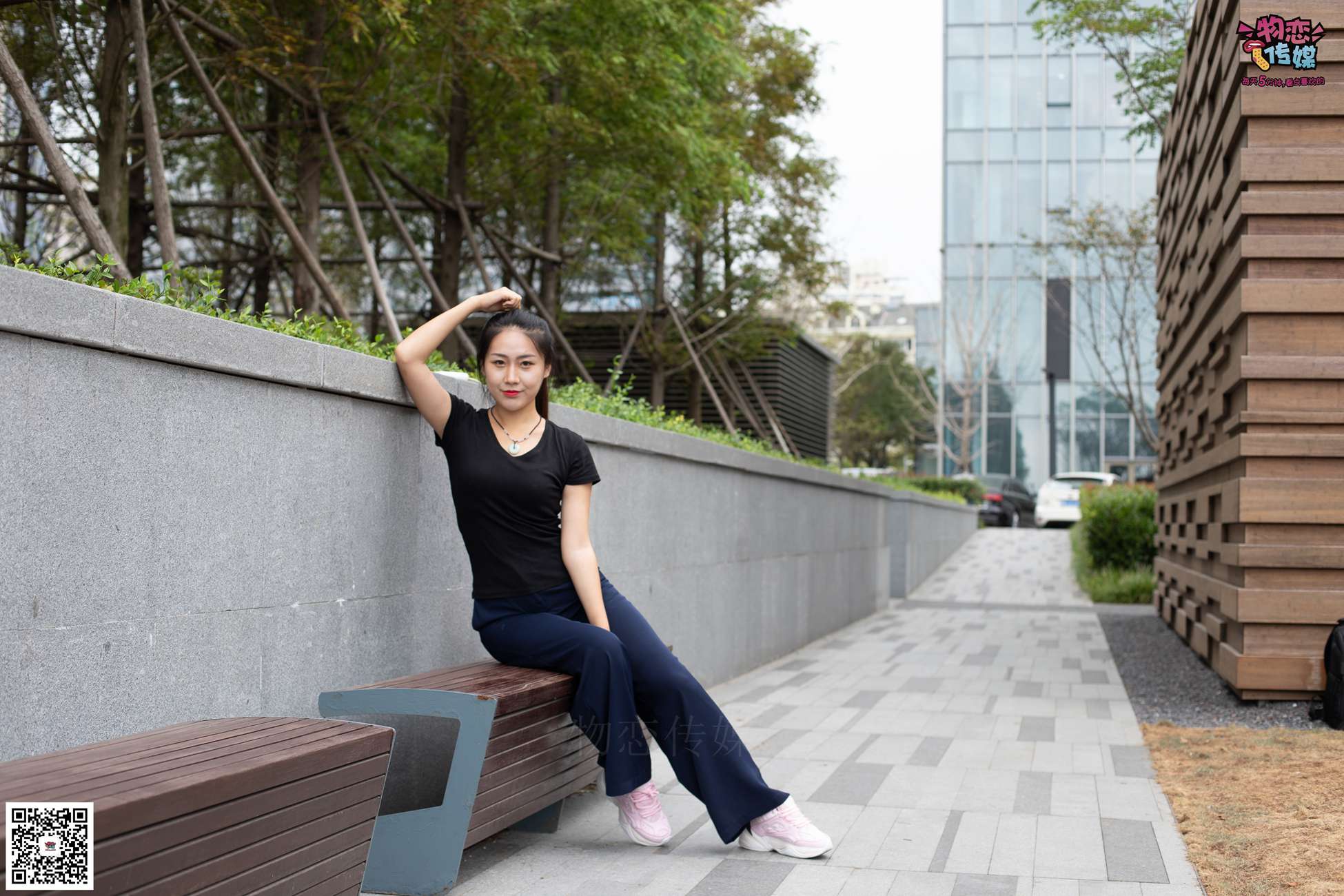 图片[94]-物恋传媒 No.053 些许肉感，很多性感~粉色小跑鞋配黑色船袜 [124P] – 速更版-美库