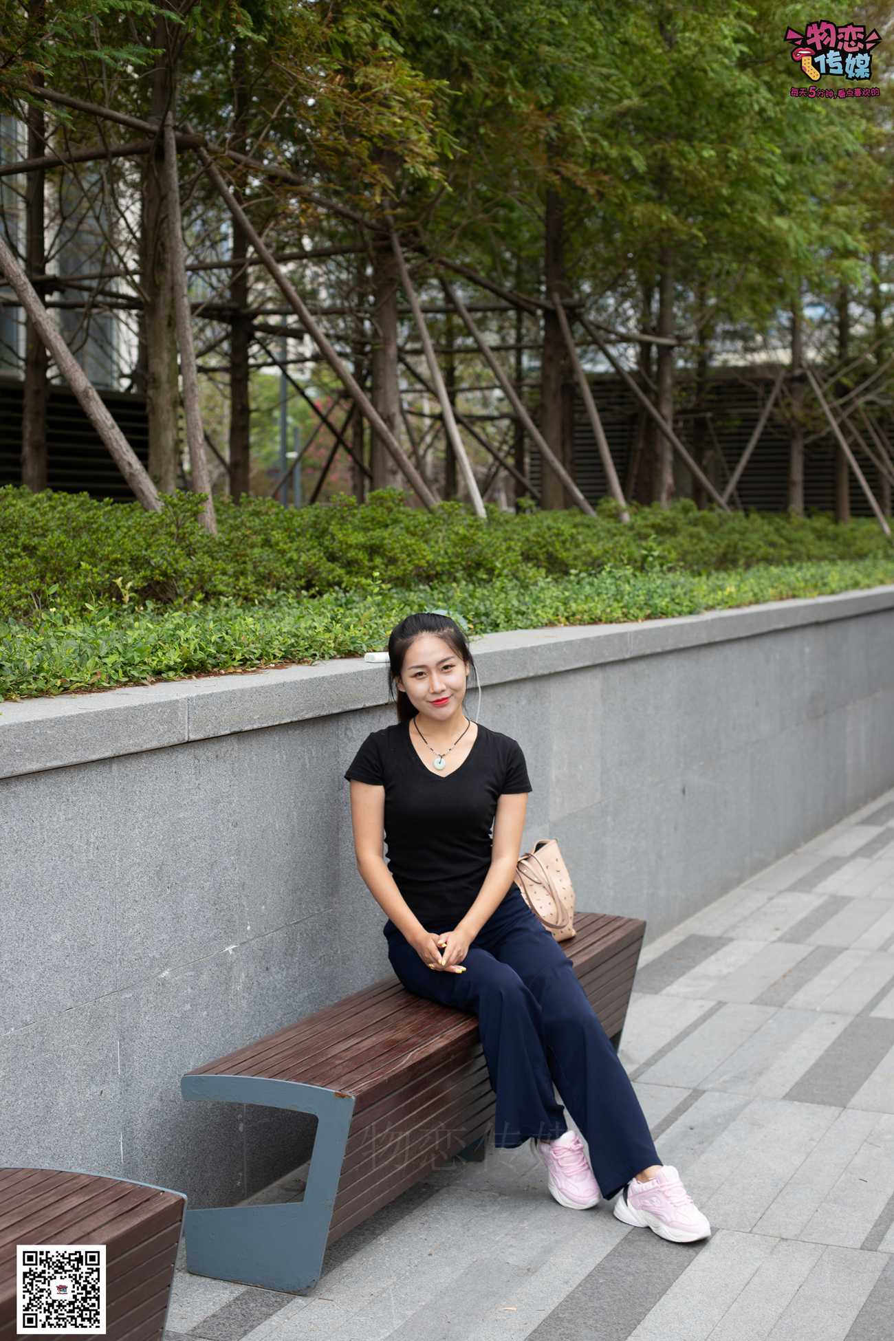 图片[98]-物恋传媒 No.053 些许肉感，很多性感~粉色小跑鞋配黑色船袜 [124P] – 速更版-美库