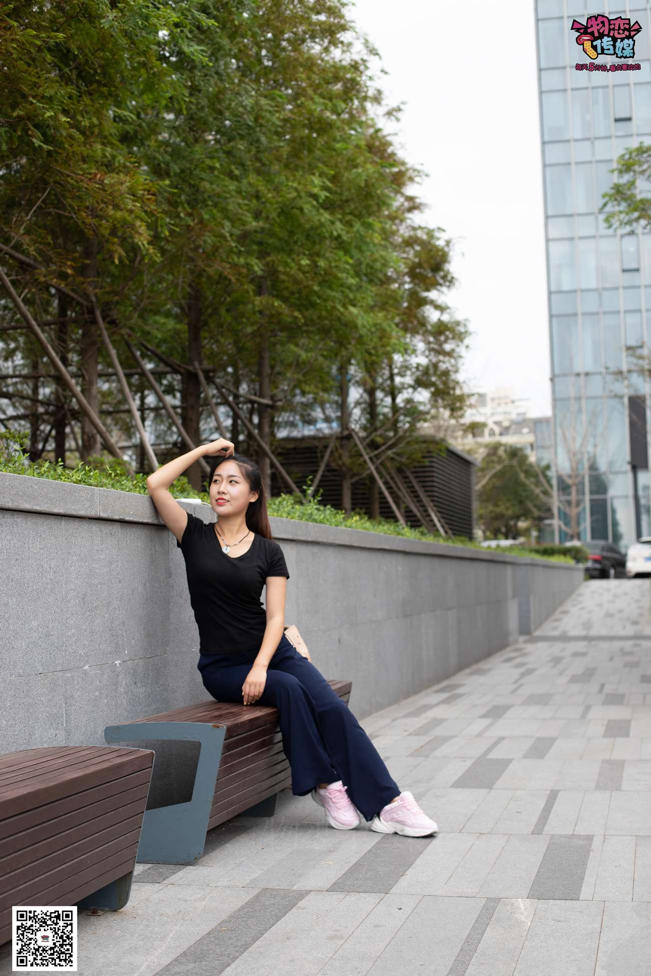 图片[99]-物恋传媒 No.053 些许肉感，很多性感~粉色小跑鞋配黑色船袜 [124P] – 速更版-美库