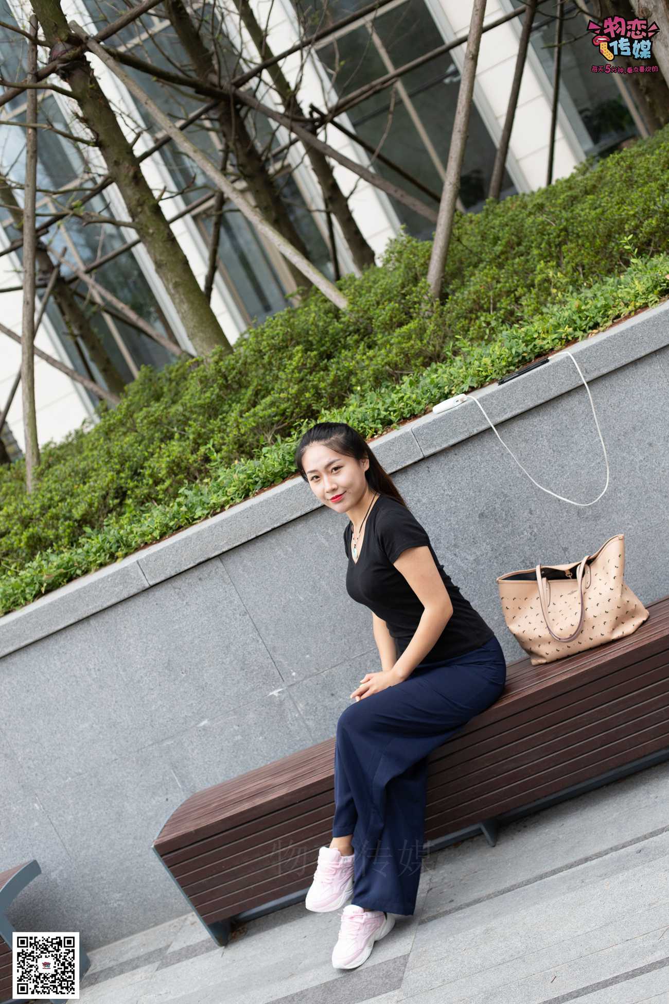 图片[107]-物恋传媒 No.053 些许肉感，很多性感~粉色小跑鞋配黑色船袜 [124P] – 速更版-美库