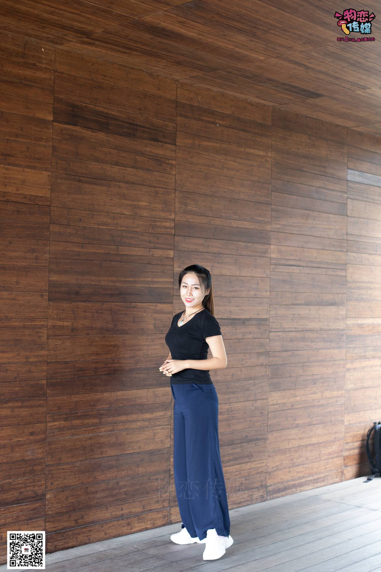 图片[113]-物恋传媒 No.053 些许肉感，很多性感~粉色小跑鞋配黑色船袜 [124P] – 速更版-美库