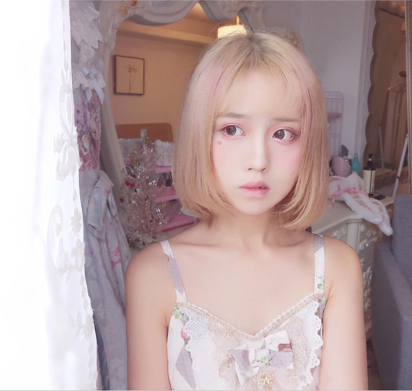 图片[14]-念雪ww – 白色长筒过膝袜[13P] – 速更版-美库