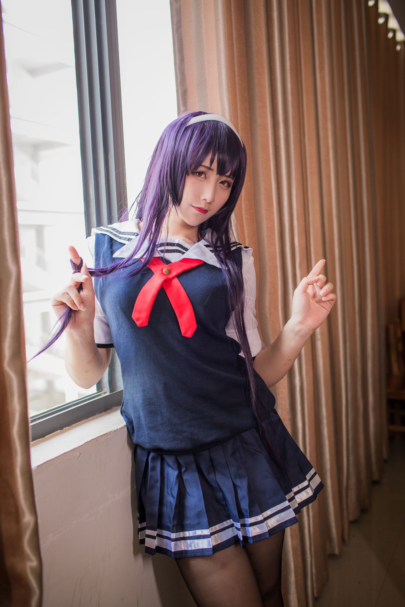 图片[11]-九曲Jean – 霞之丘诗羽夏季校服[40P] – 速更版-美库