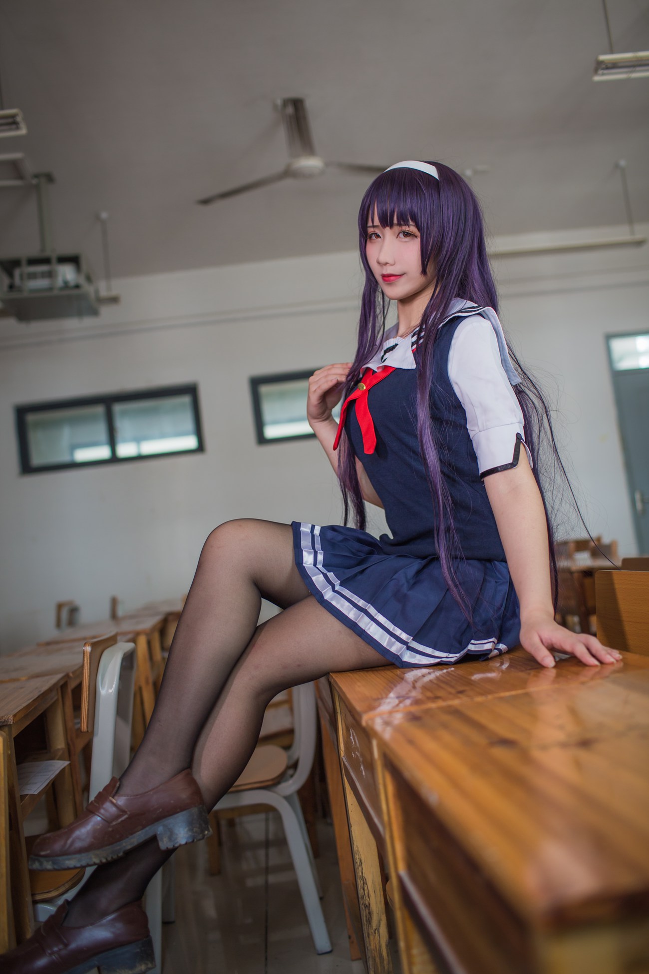 图片[21]-九曲Jean – 霞之丘诗羽夏季校服[40P] – 速更版-美库