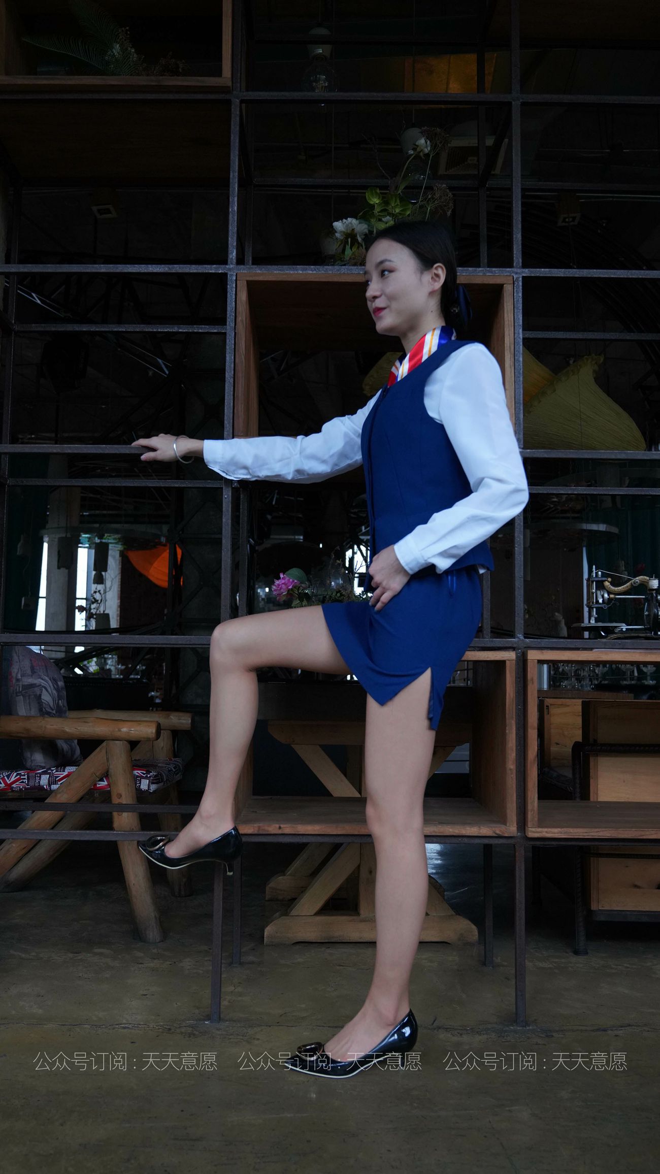 图片[12]-[IESS异思趣向] 耽丝 210411 小六的蓝色套装展示 [73P] – 速更版-美库