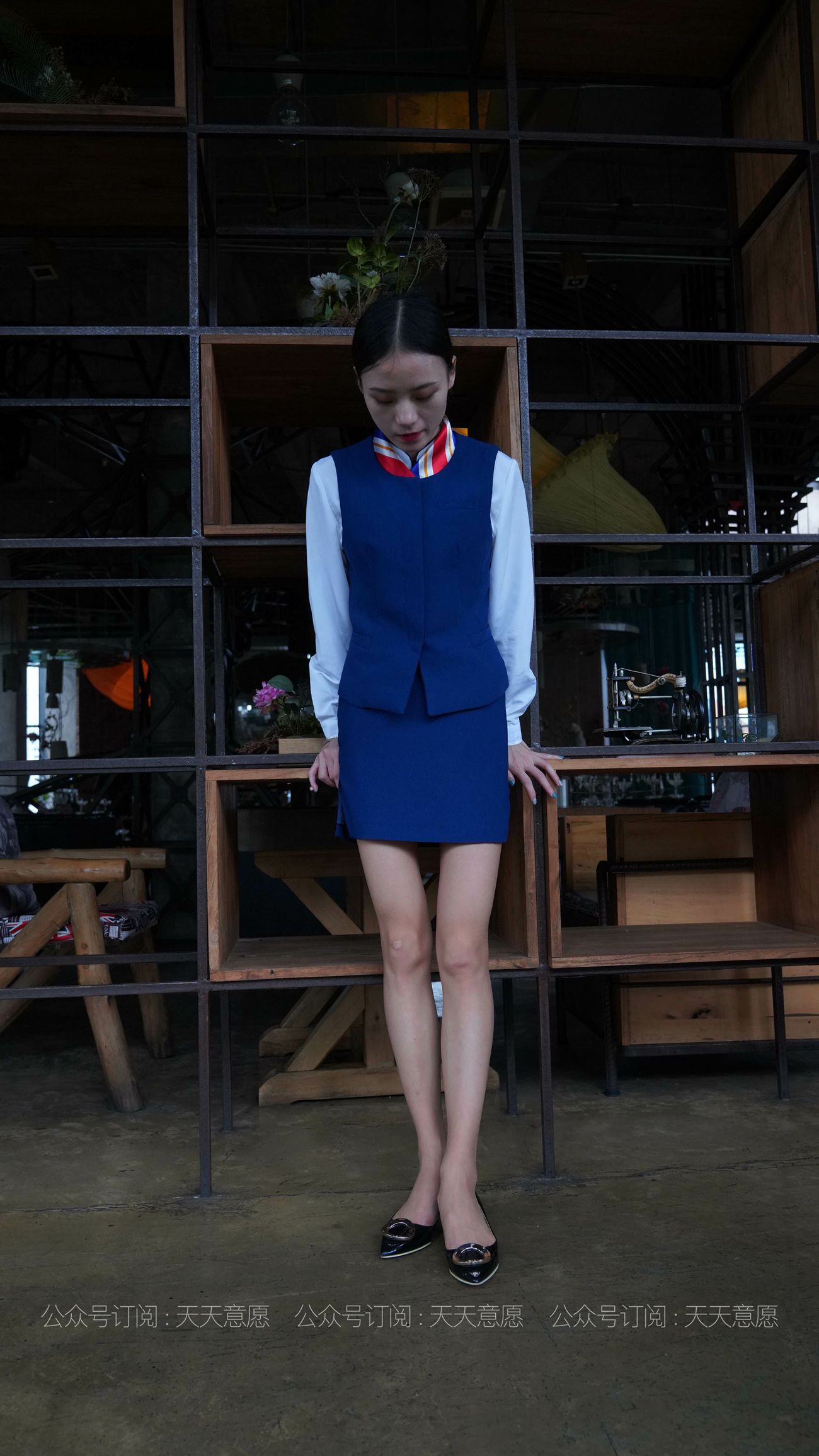 图片[14]-[IESS异思趣向] 耽丝 210411 小六的蓝色套装展示 [73P] – 速更版-美库