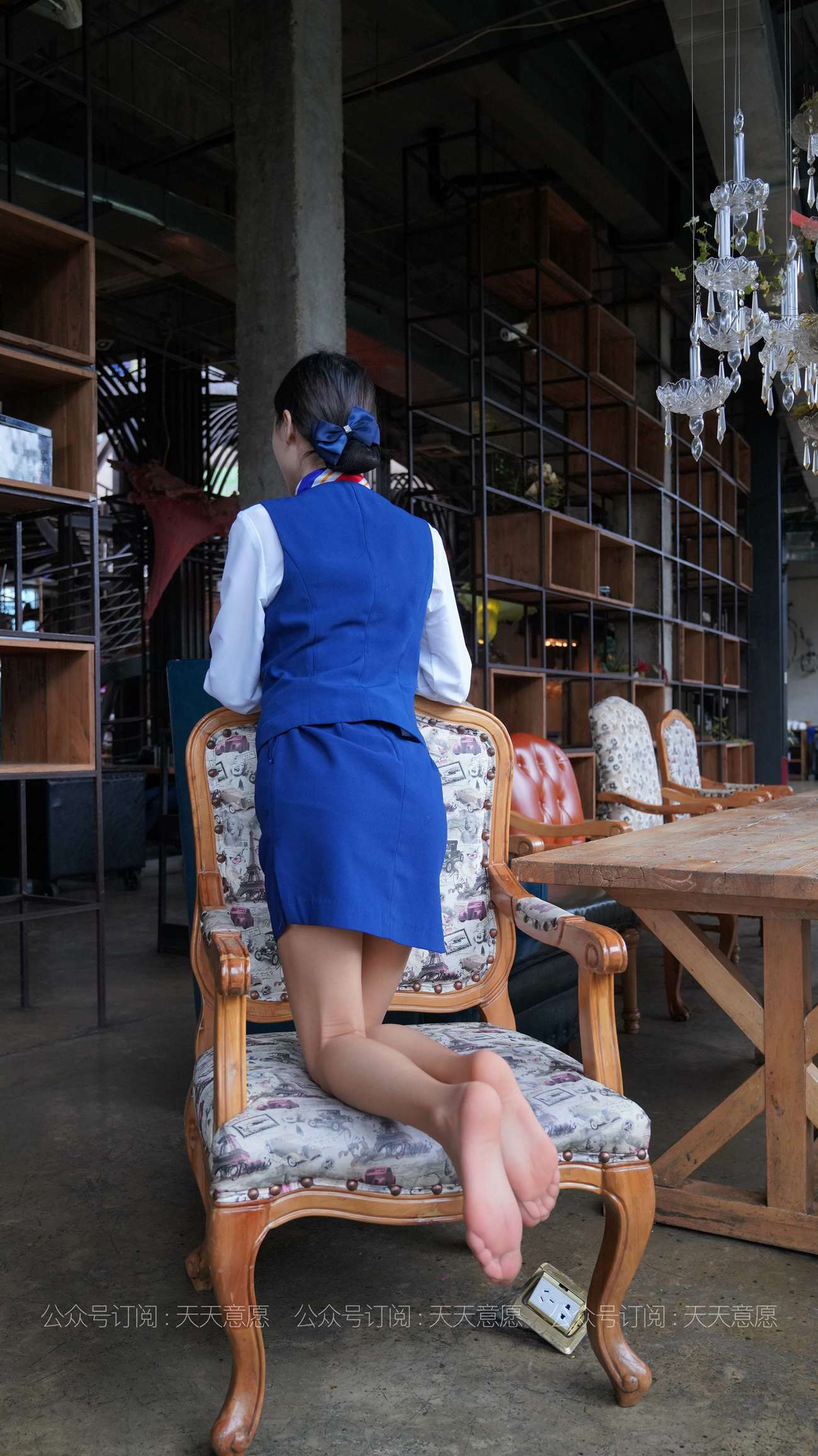 图片[19]-[IESS异思趣向] 耽丝 210411 小六的蓝色套装展示 [73P] – 速更版-美库