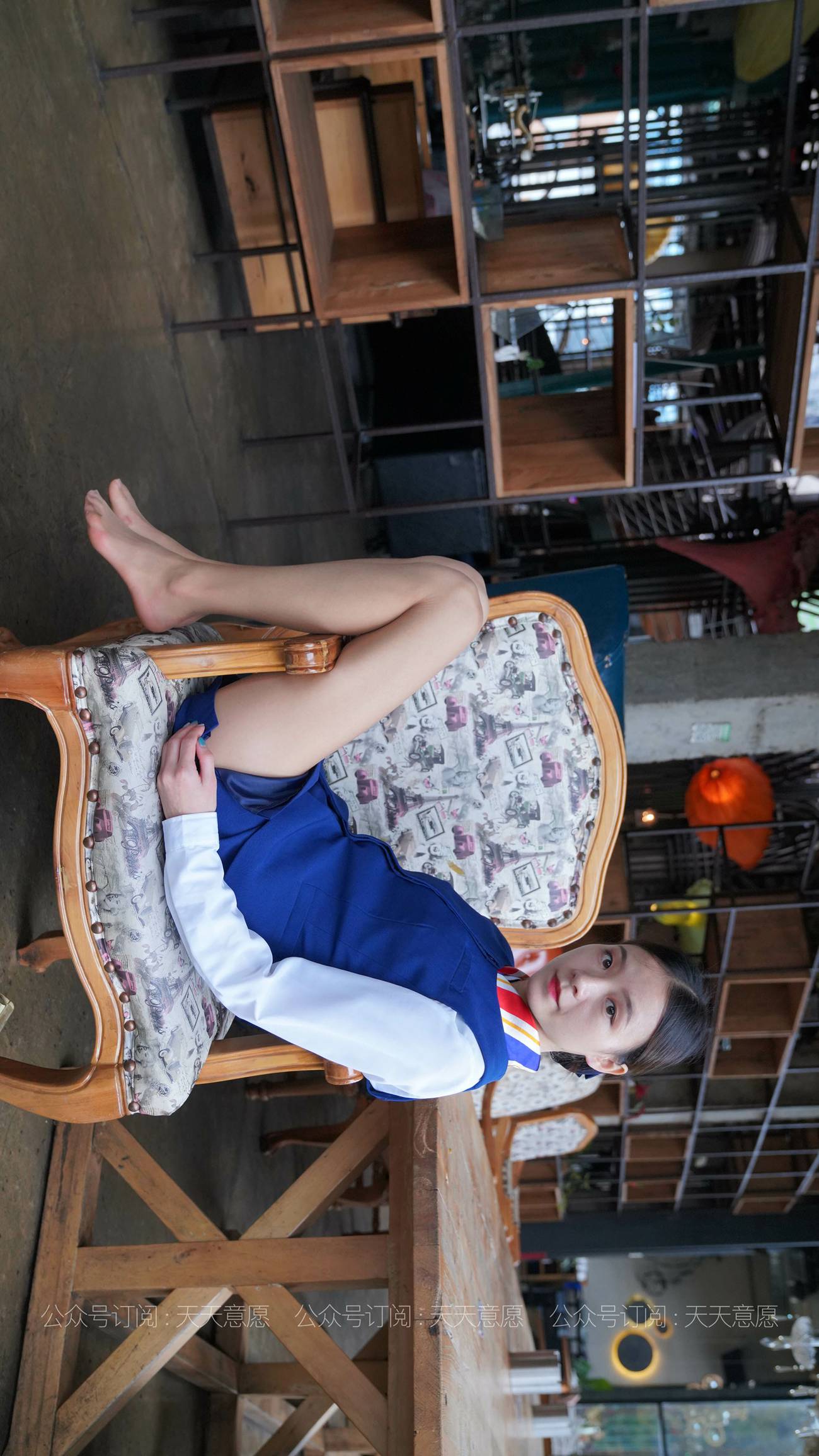 图片[22]-[IESS异思趣向] 耽丝 210411 小六的蓝色套装展示 [73P] – 速更版-美库