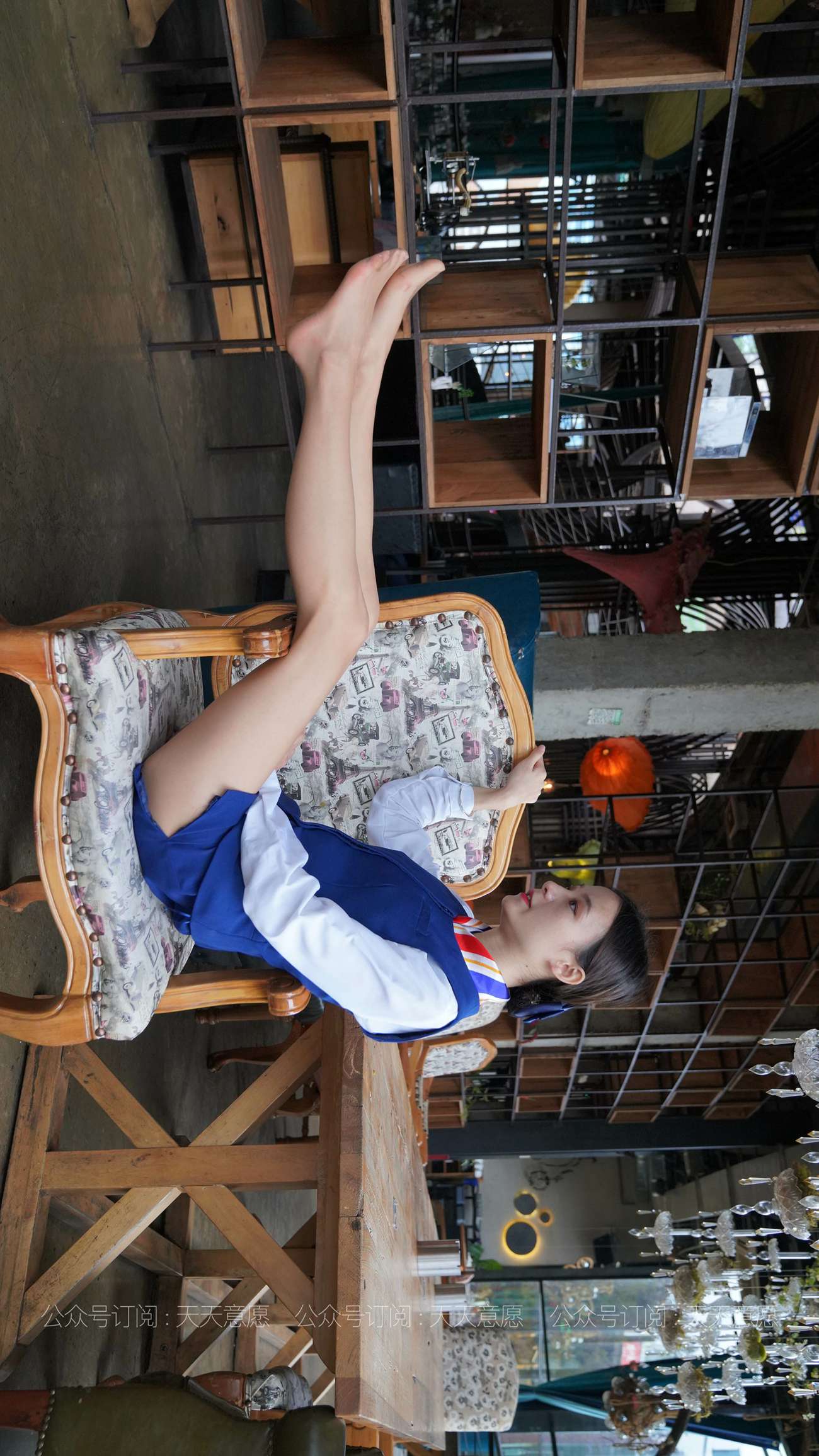 图片[26]-[IESS异思趣向] 耽丝 210411 小六的蓝色套装展示 [73P] – 速更版-美库