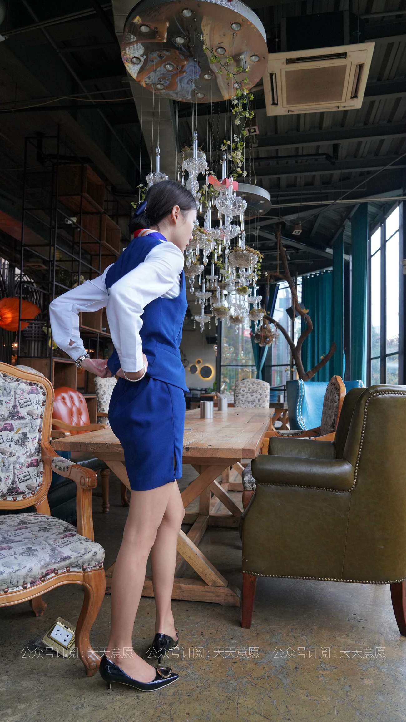 图片[65]-[IESS异思趣向] 耽丝 210411 小六的蓝色套装展示 [73P] – 速更版-美库