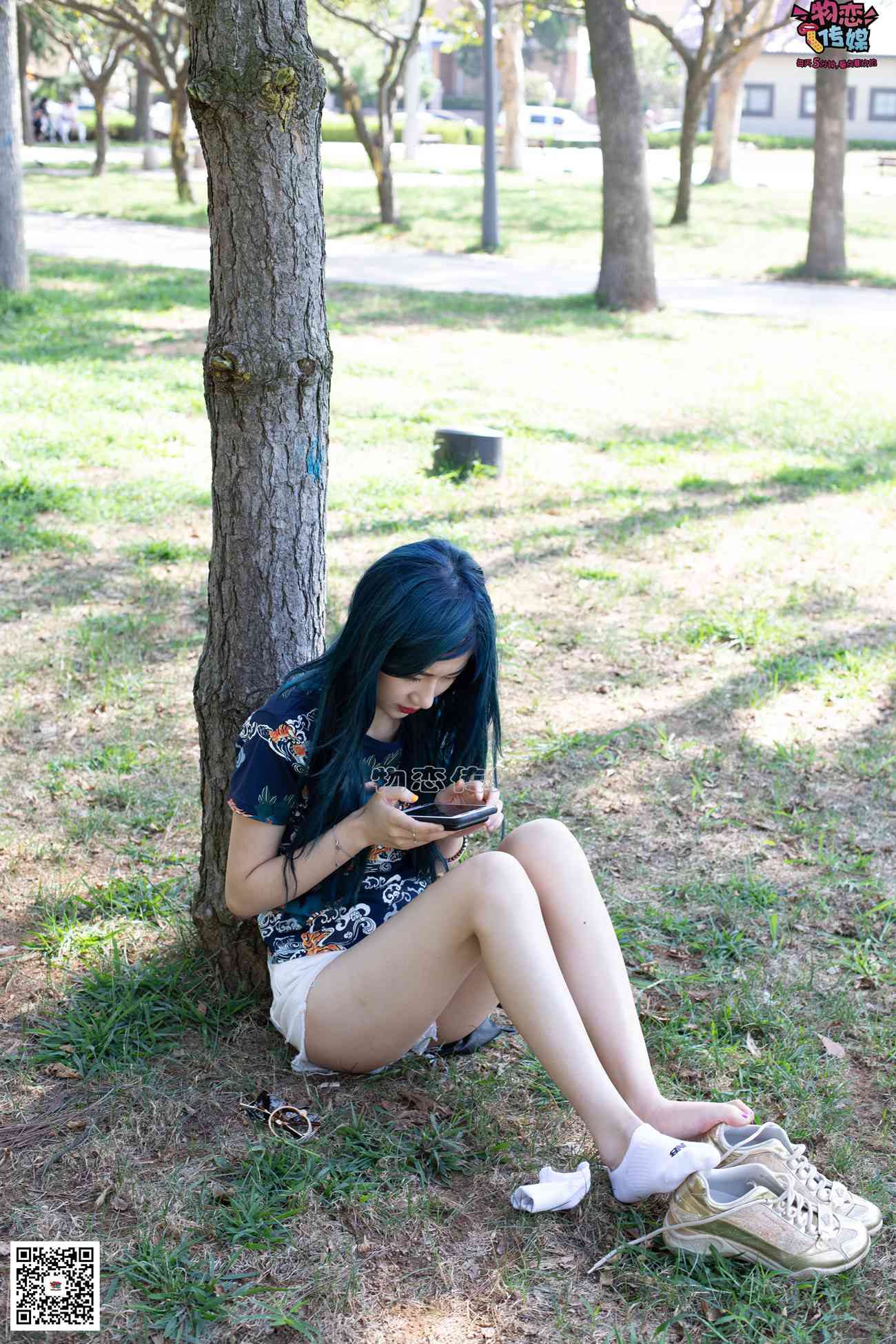 图片[35]-物恋传媒 No.057 摇滚重金属,狂野的温柔,纯情的安踏白棉袜 [190P] – 速更版-美库