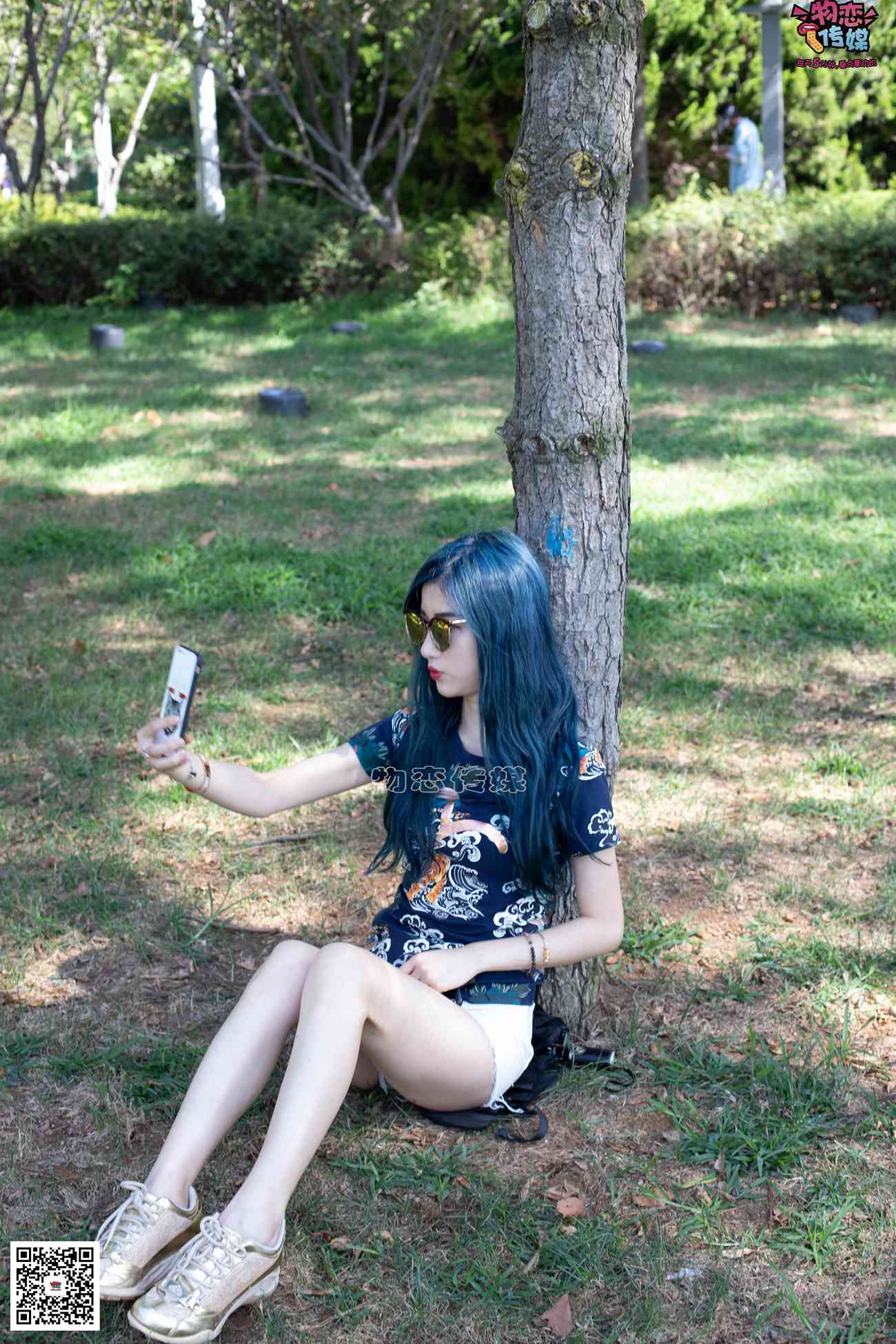 图片[100]-物恋传媒 No.057 摇滚重金属,狂野的温柔,纯情的安踏白棉袜 [190P] – 速更版-美库