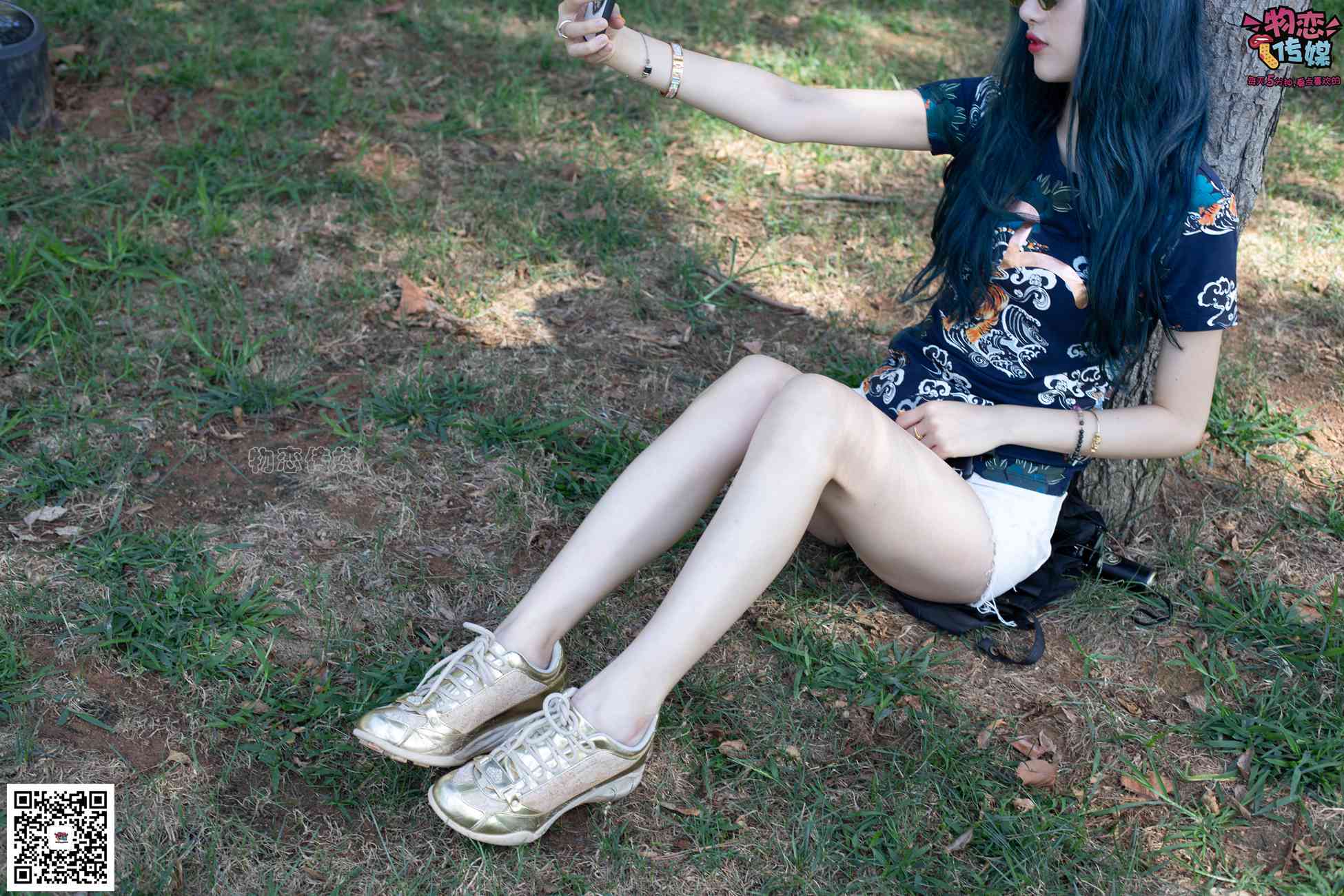 图片[101]-物恋传媒 No.057 摇滚重金属,狂野的温柔,纯情的安踏白棉袜 [190P] – 速更版-美库