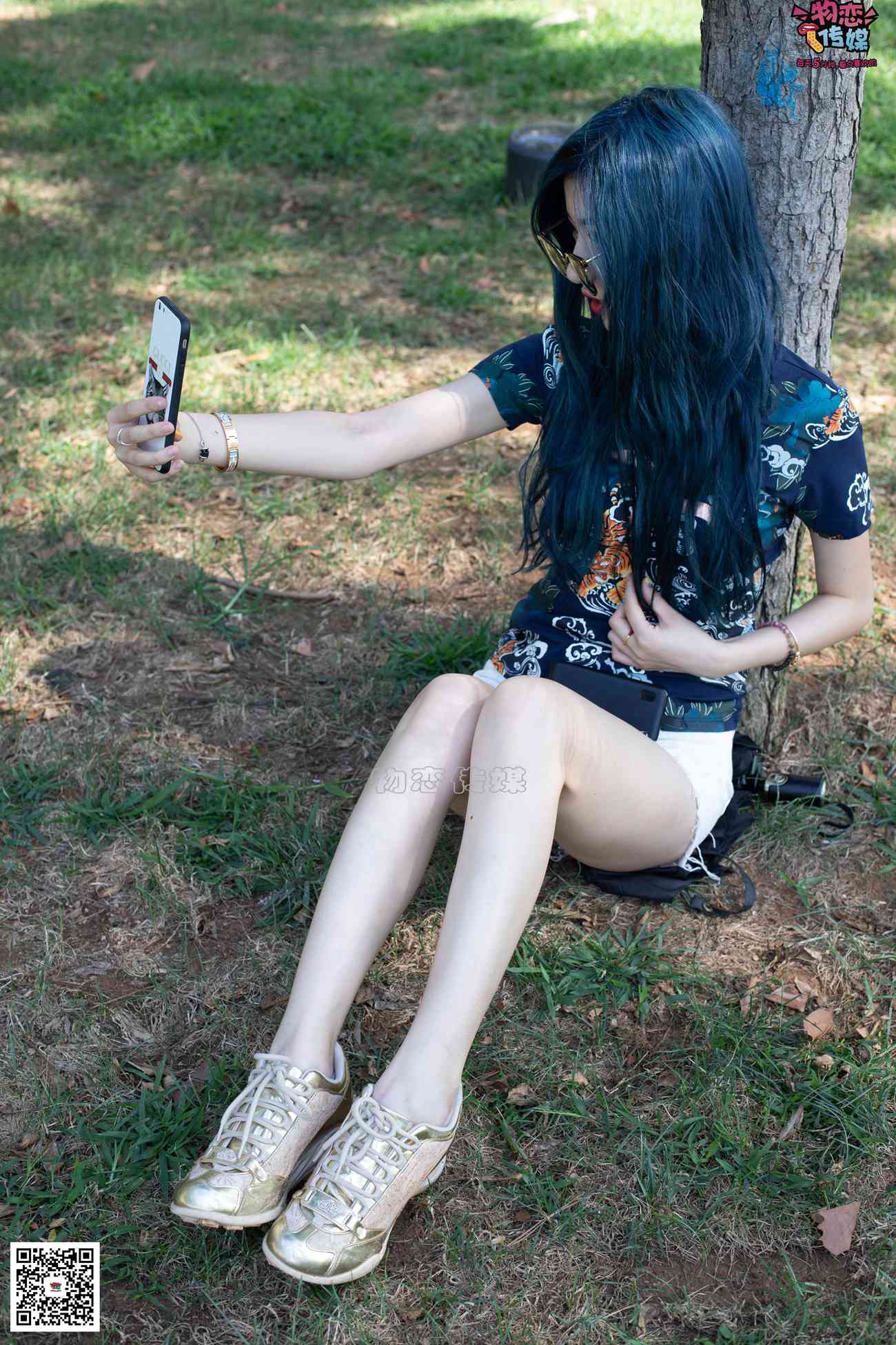 图片[110]-物恋传媒 No.057 摇滚重金属,狂野的温柔,纯情的安踏白棉袜 [190P] – 速更版-美库