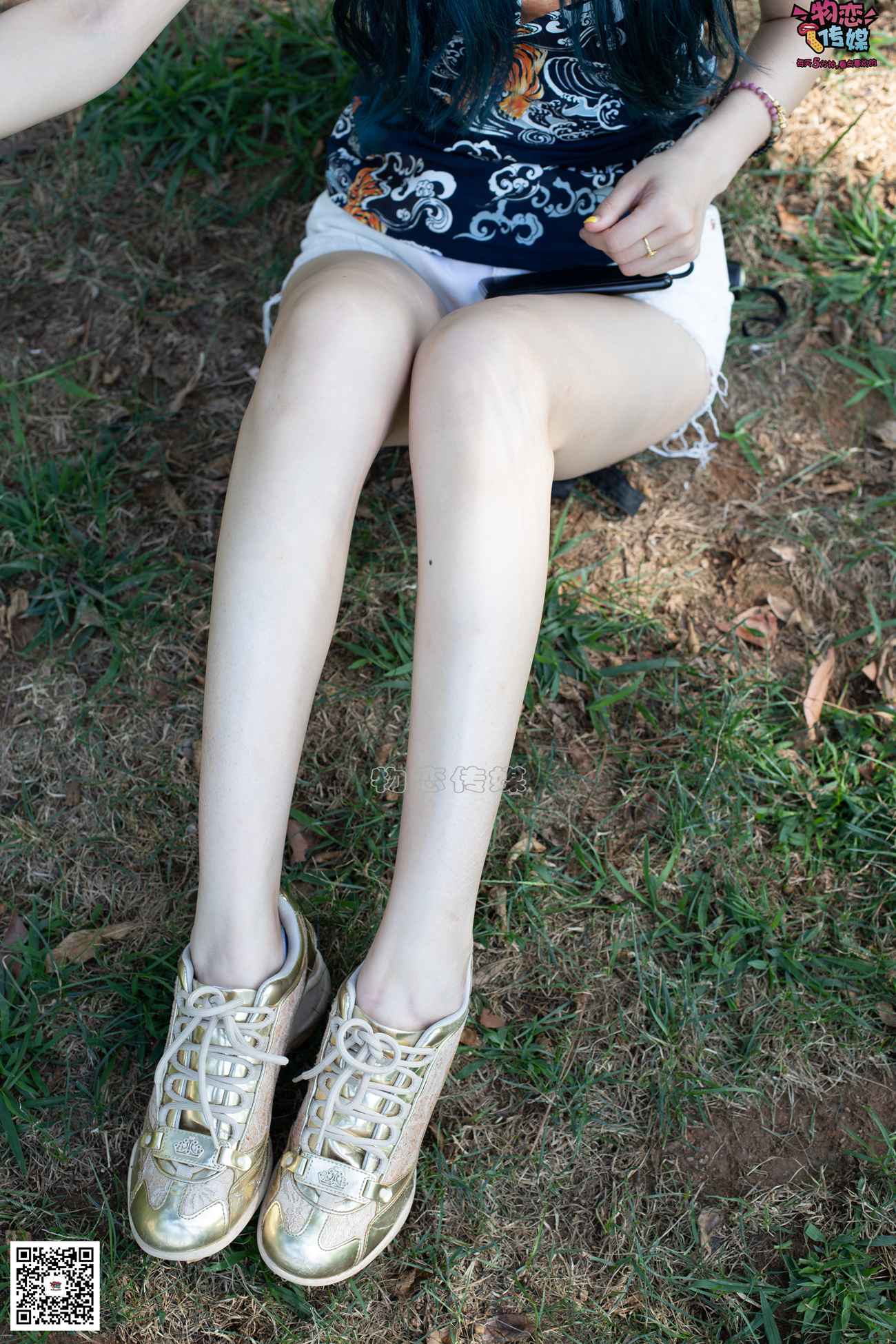 图片[114]-物恋传媒 No.057 摇滚重金属,狂野的温柔,纯情的安踏白棉袜 [190P] – 速更版-美库