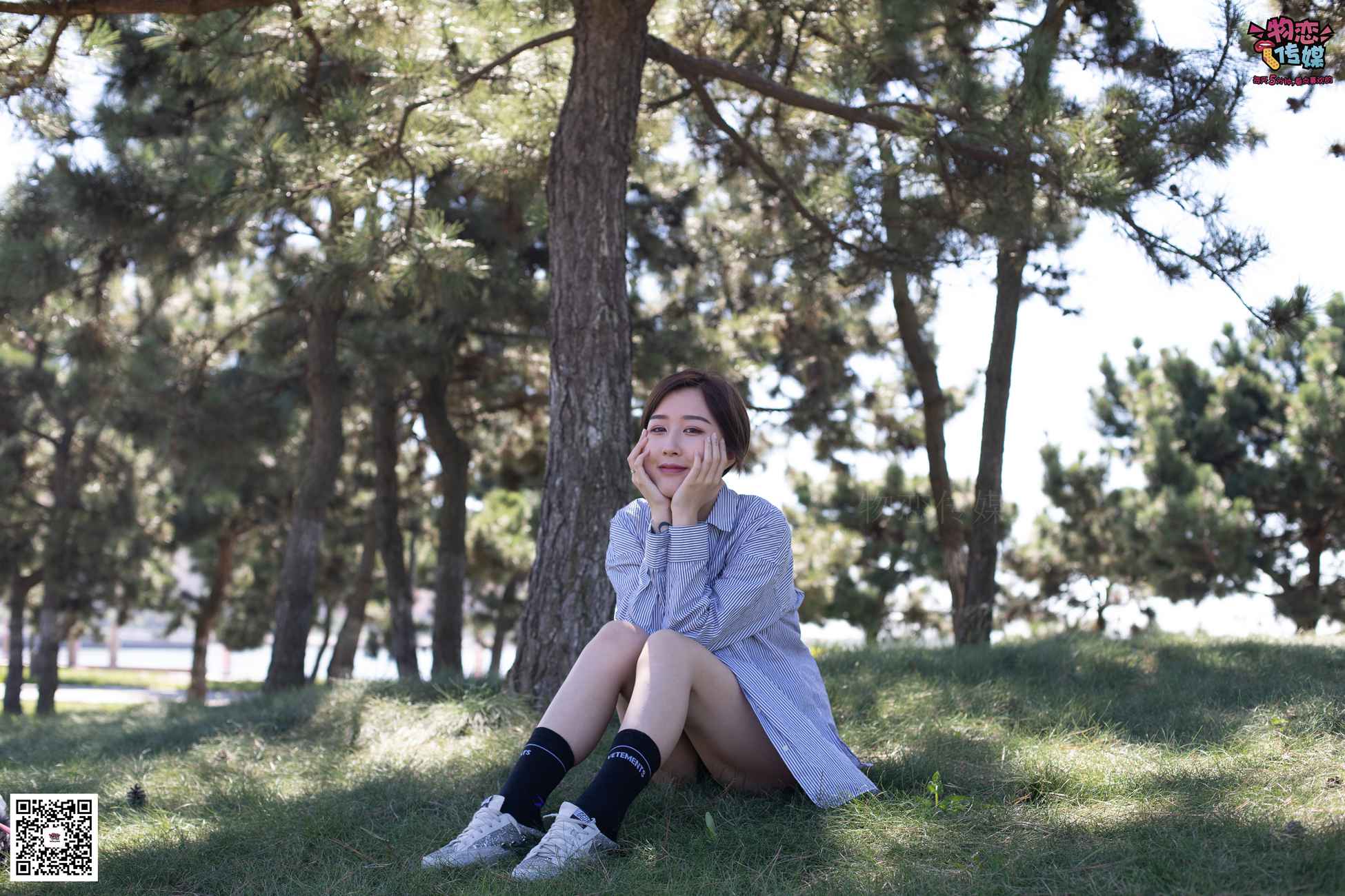 图片[117]-物恋传媒 No.056 眼神犀利,表情高冷小姐姐的深蓝色棉袜 [160P] – 速更版-美库