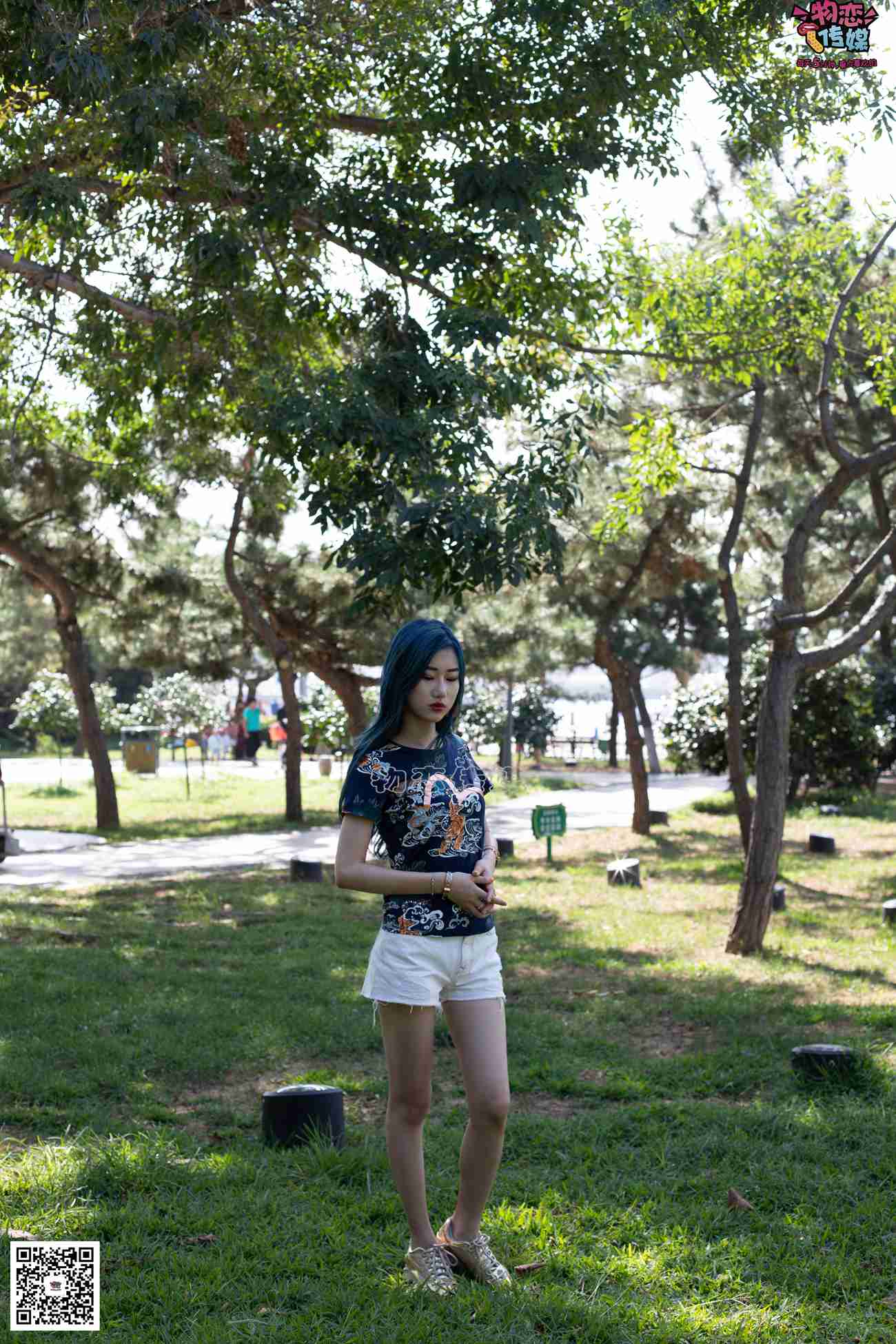 图片[155]-物恋传媒 No.057 摇滚重金属,狂野的温柔,纯情的安踏白棉袜 [190P] – 速更版-美库