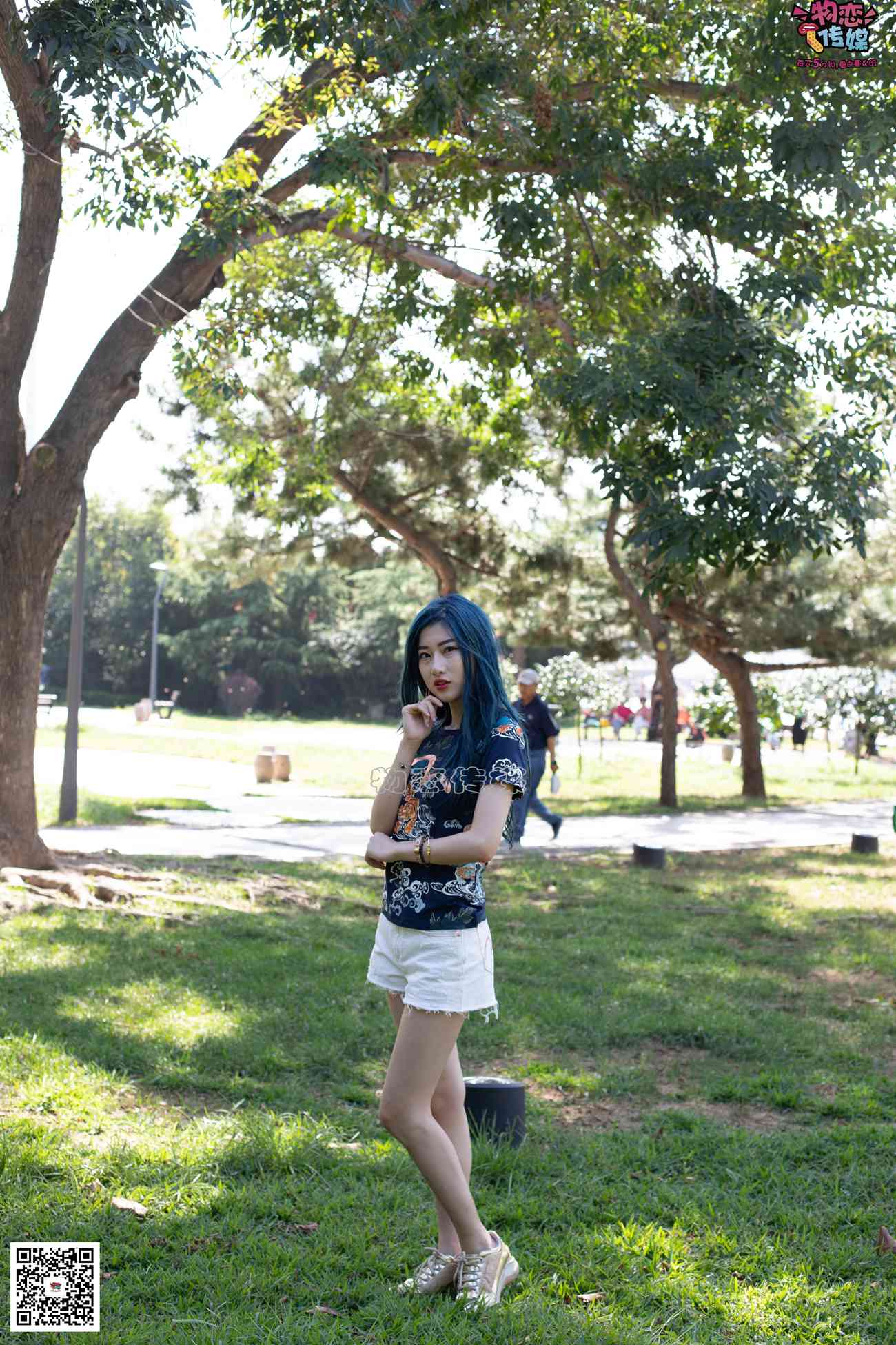 图片[159]-物恋传媒 No.057 摇滚重金属,狂野的温柔,纯情的安踏白棉袜 [190P] – 速更版-美库