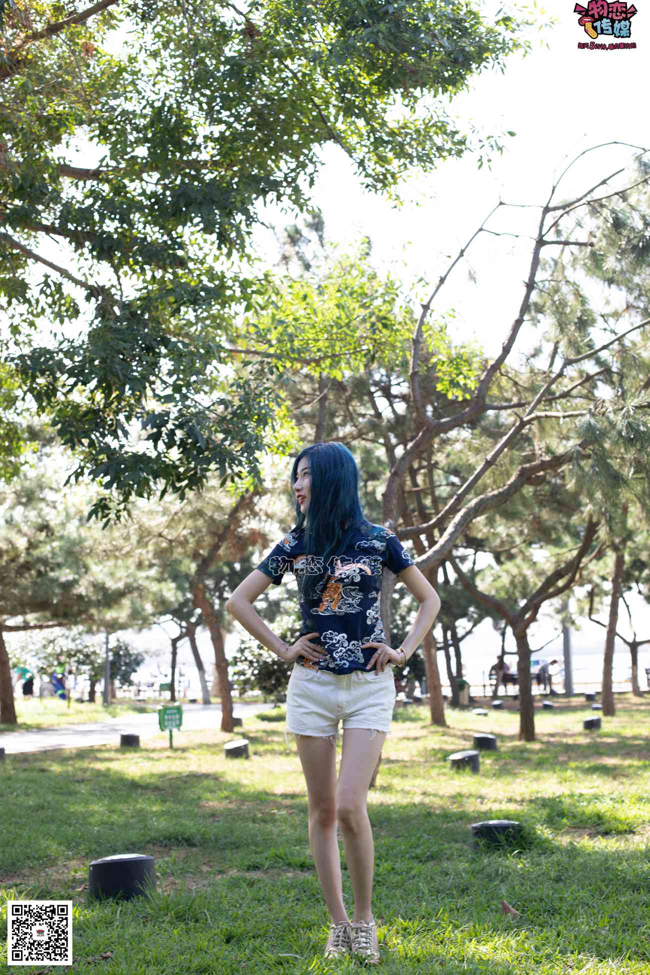 图片[160]-物恋传媒 No.057 摇滚重金属,狂野的温柔,纯情的安踏白棉袜 [190P] – 速更版-美库