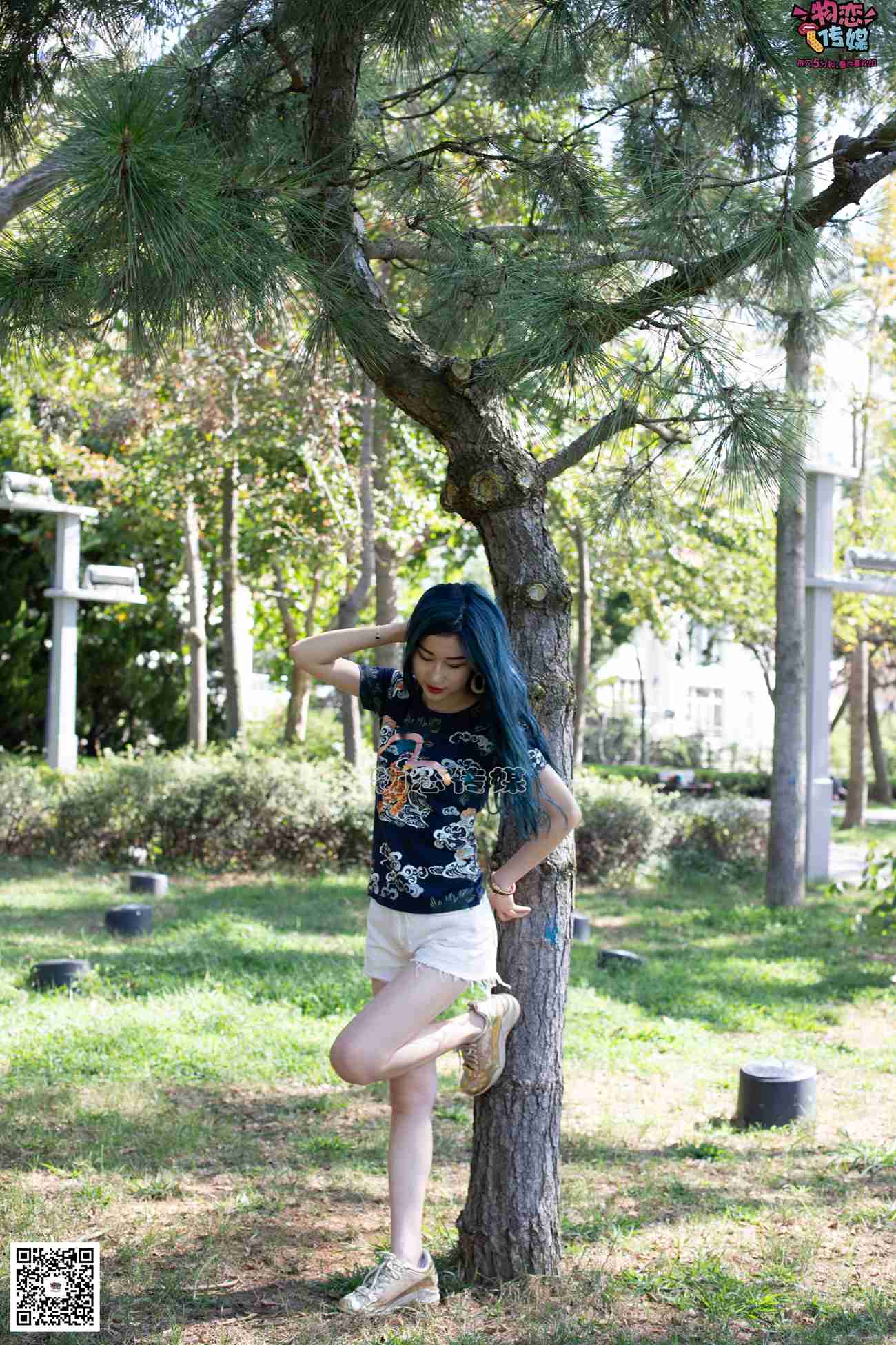 图片[164]-物恋传媒 No.057 摇滚重金属,狂野的温柔,纯情的安踏白棉袜 [190P] – 速更版-美库