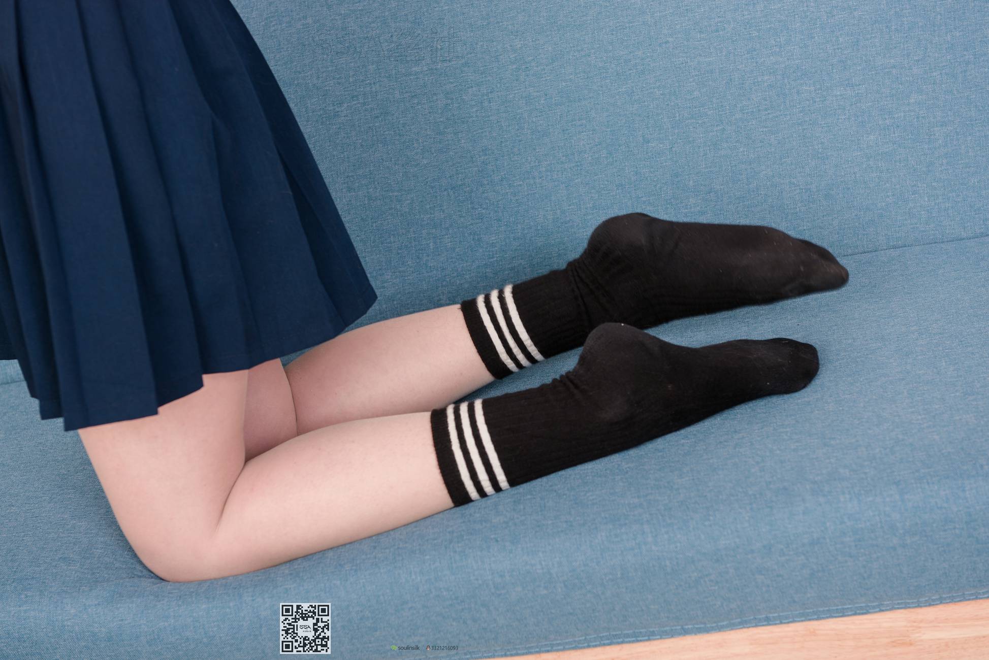 图片[16]-[SSA丝社]超清写真 NO.141 丹丹 JK制服黑色半膝袜肉丝穿搭示范[133P] – 速更版-美库