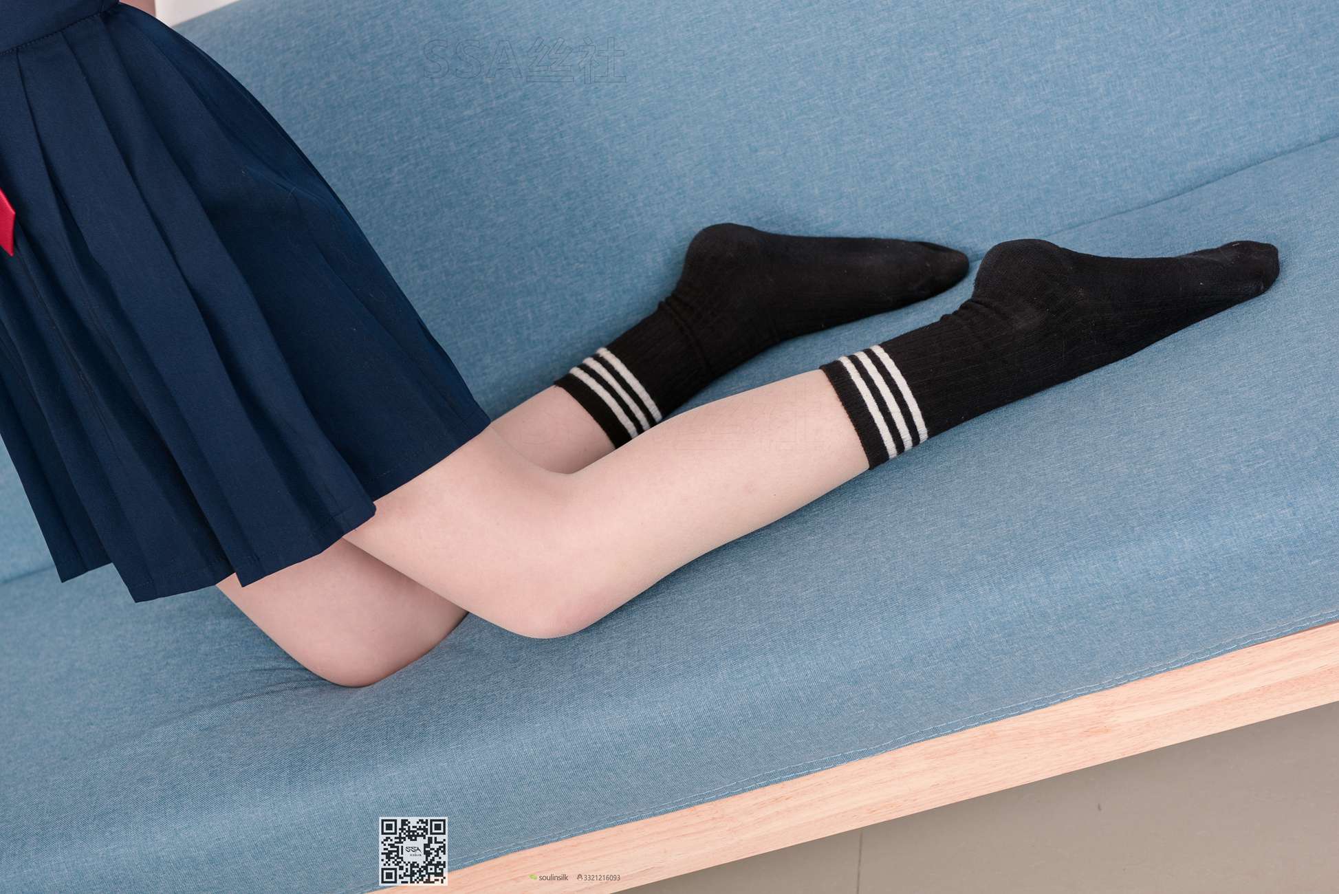 图片[19]-[SSA丝社]超清写真 NO.141 丹丹 JK制服黑色半膝袜肉丝穿搭示范[133P] – 速更版-美库