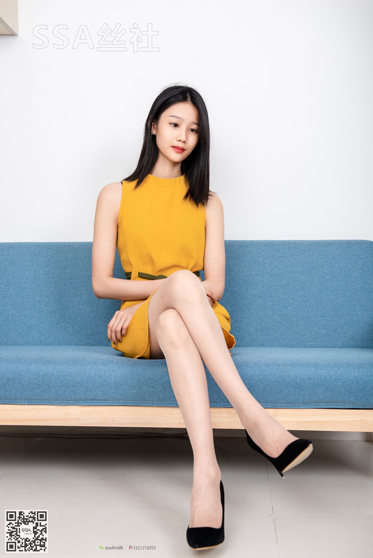 图片[114]-[SSA丝社]超清写真 NO.140 星星 橘黄色裙子肉丝穿搭示范[128P] – 速更版-美库