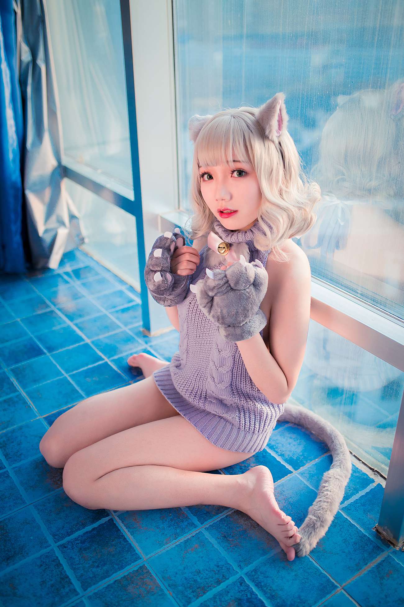 图片[13]-真央Mao – 露背毛衣[50P] – 速更版-美库