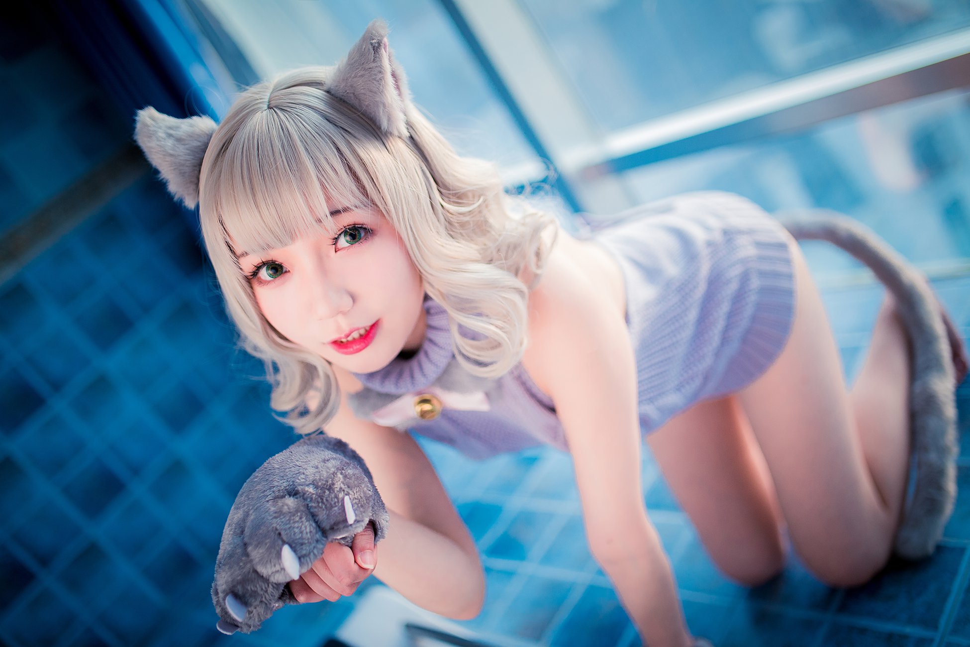 图片[20]-真央Mao – 露背毛衣[50P] – 速更版-美库