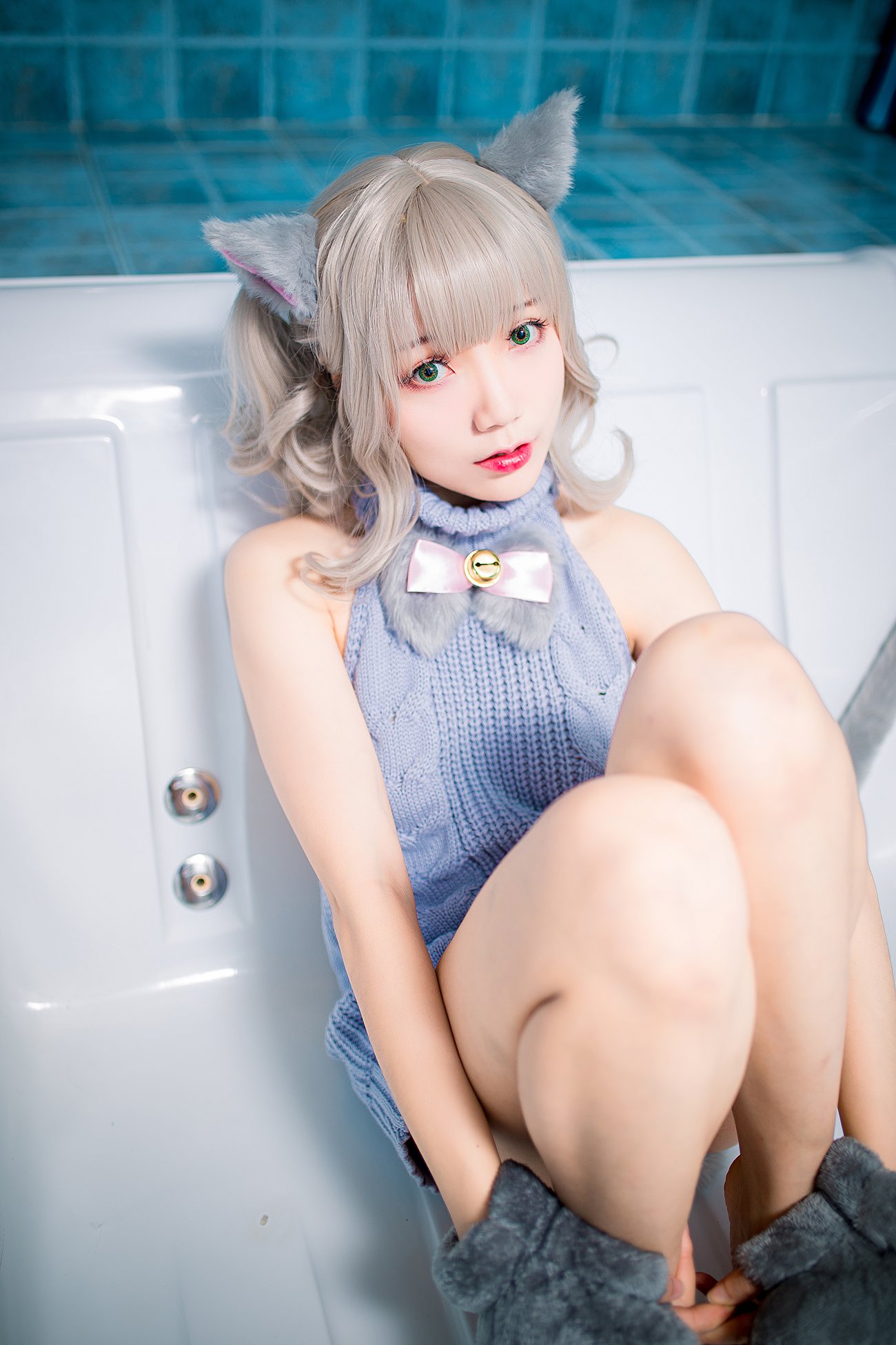 图片[36]-真央Mao – 露背毛衣[50P] – 速更版-美库