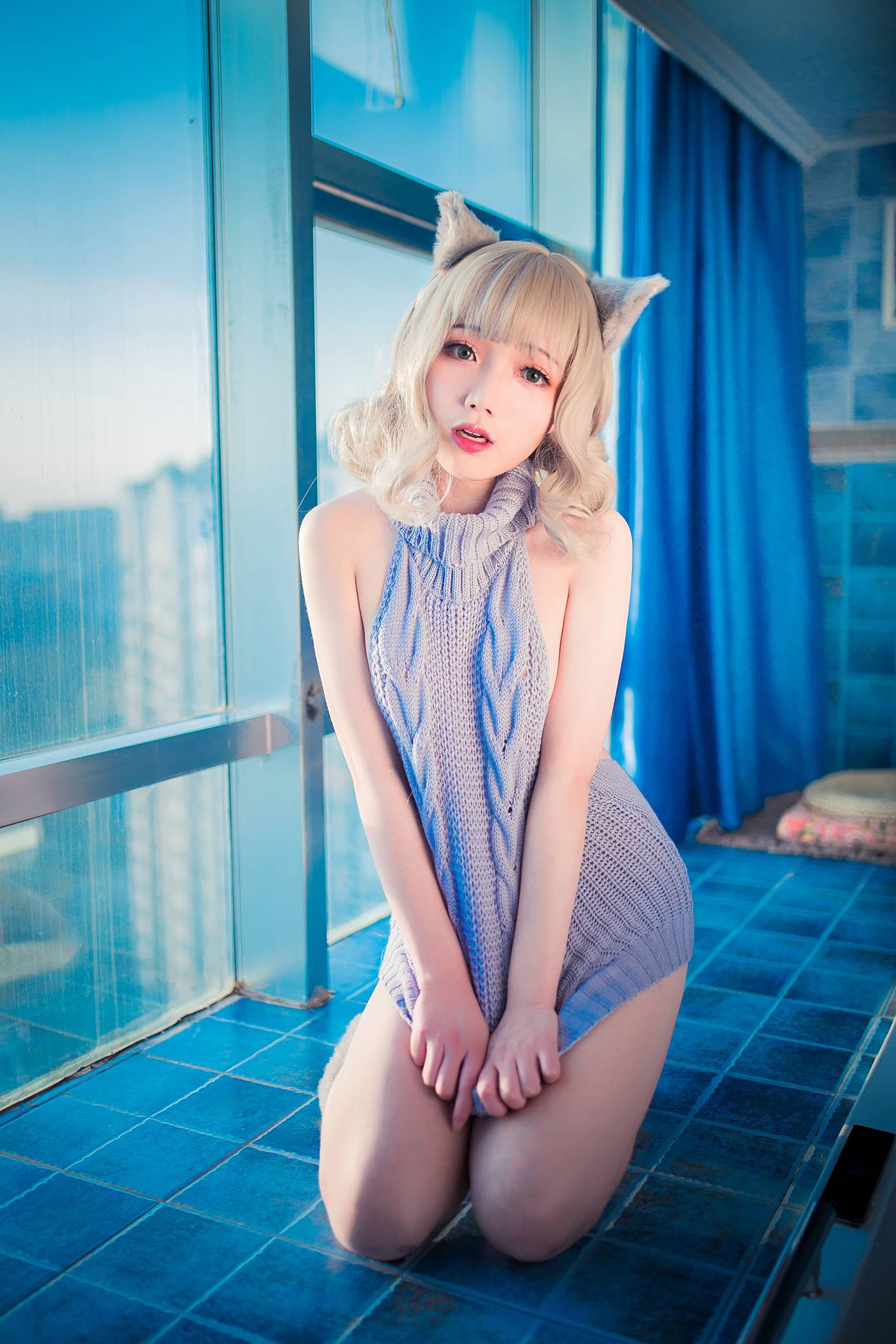 图片[39]-真央Mao – 露背毛衣[50P] – 速更版-美库