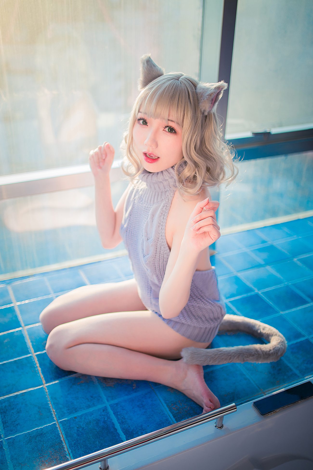 图片[40]-真央Mao – 露背毛衣[50P] – 速更版-美库