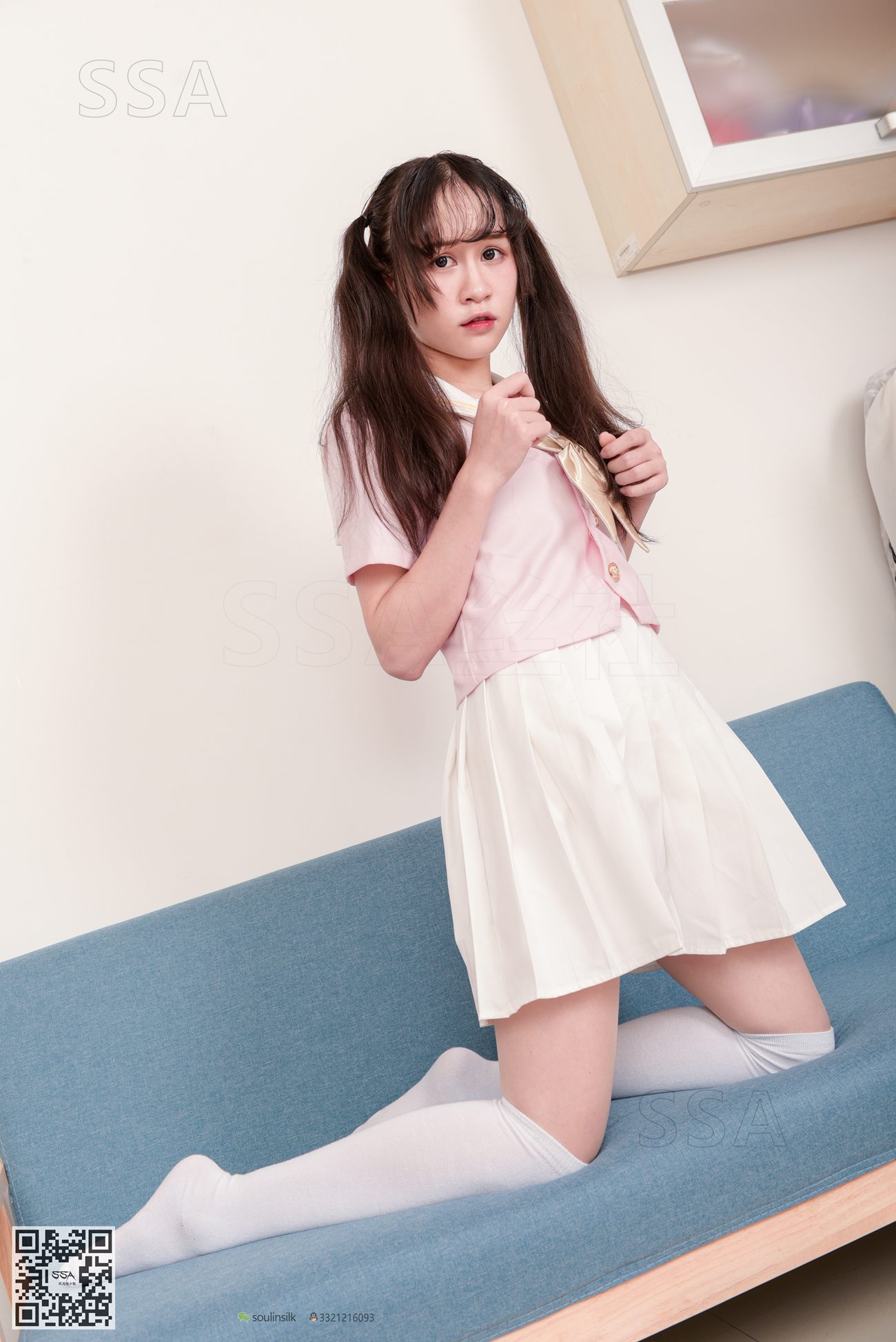 图片[130]-[SSA丝社]超清写真 NO.144 丹丹 粉色JK制服的穿搭示范[195P] – 速更版-美库