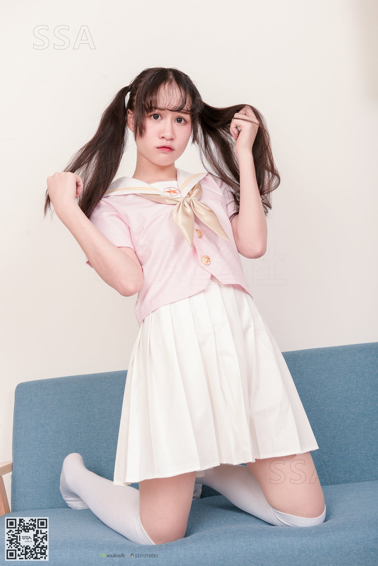 图片[133]-[SSA丝社]超清写真 NO.144 丹丹 粉色JK制服的穿搭示范[195P] – 速更版-美库