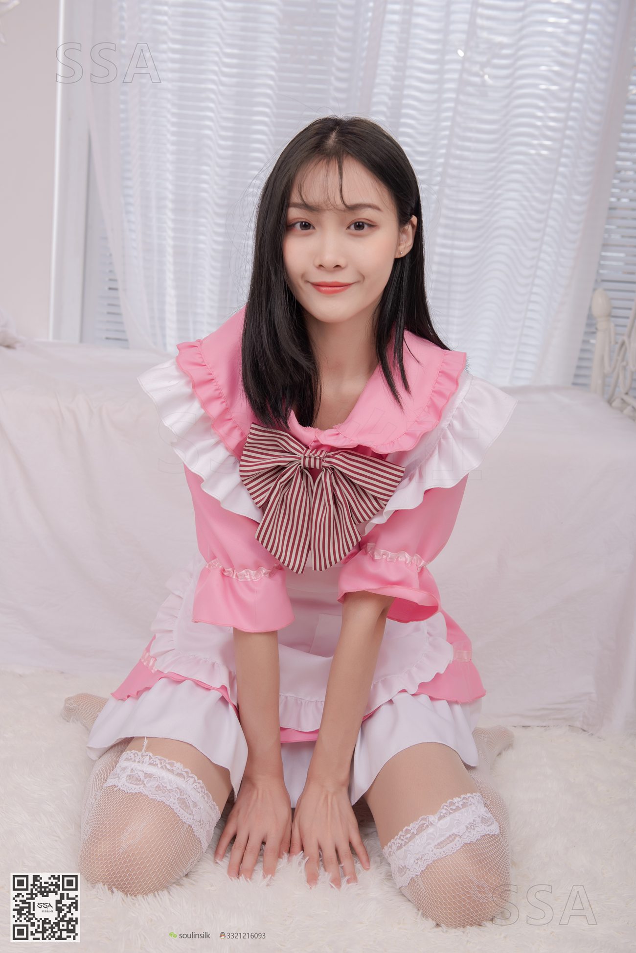图片[55]-[SSA丝社]超清写真 NO.148 丽萍 粉色女仆装白丝穿搭示范[165P] – 速更版-美库