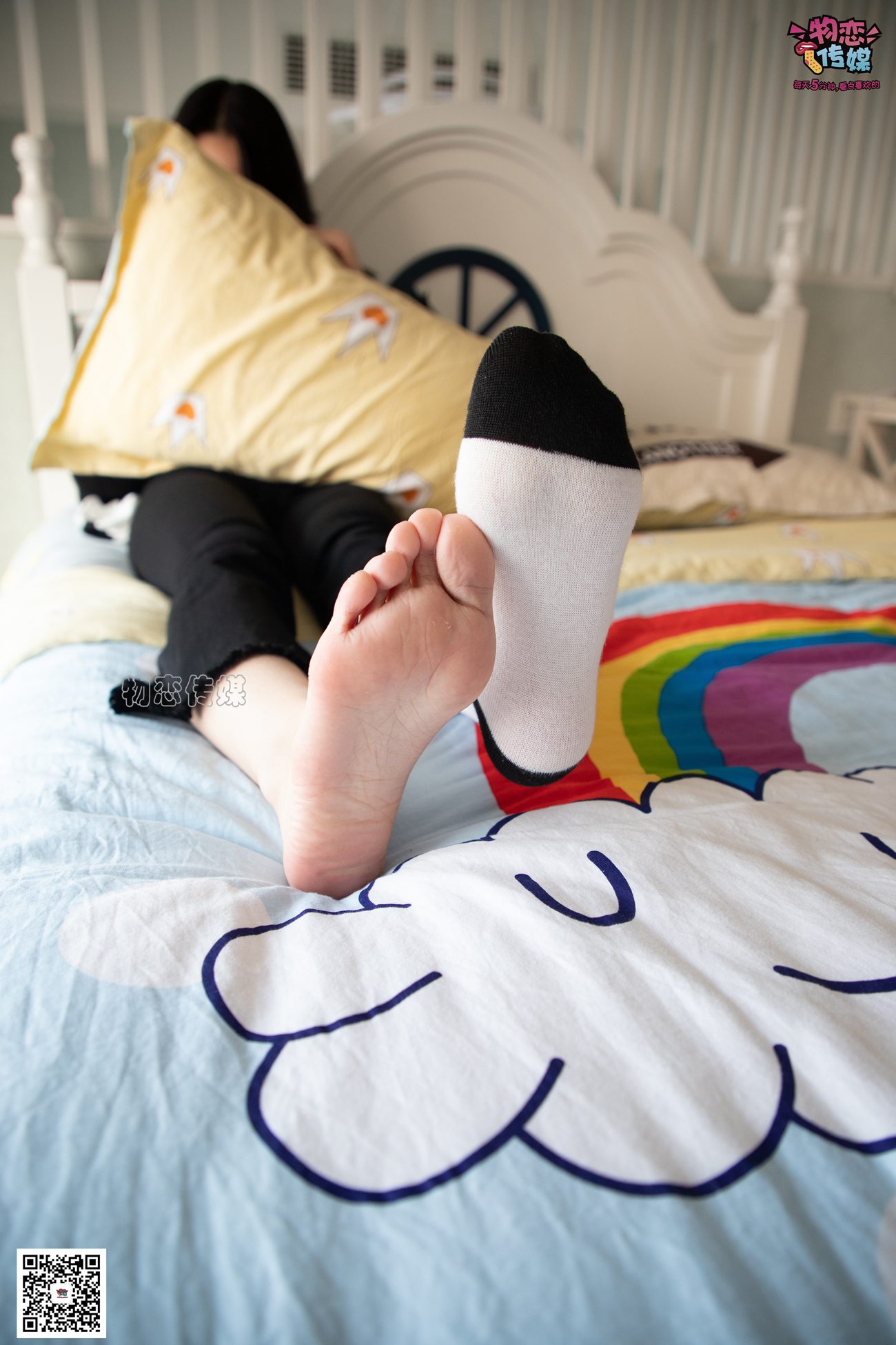 图片[11]-勿恋传媒 No.064 一朵花开的时间，奶牛袜子 [159P] – 速更版-美库